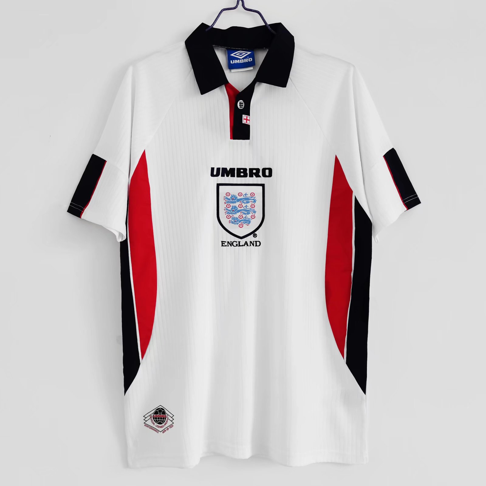 AlphaJersey-Retro England 1998 Home Stadium Jersey
