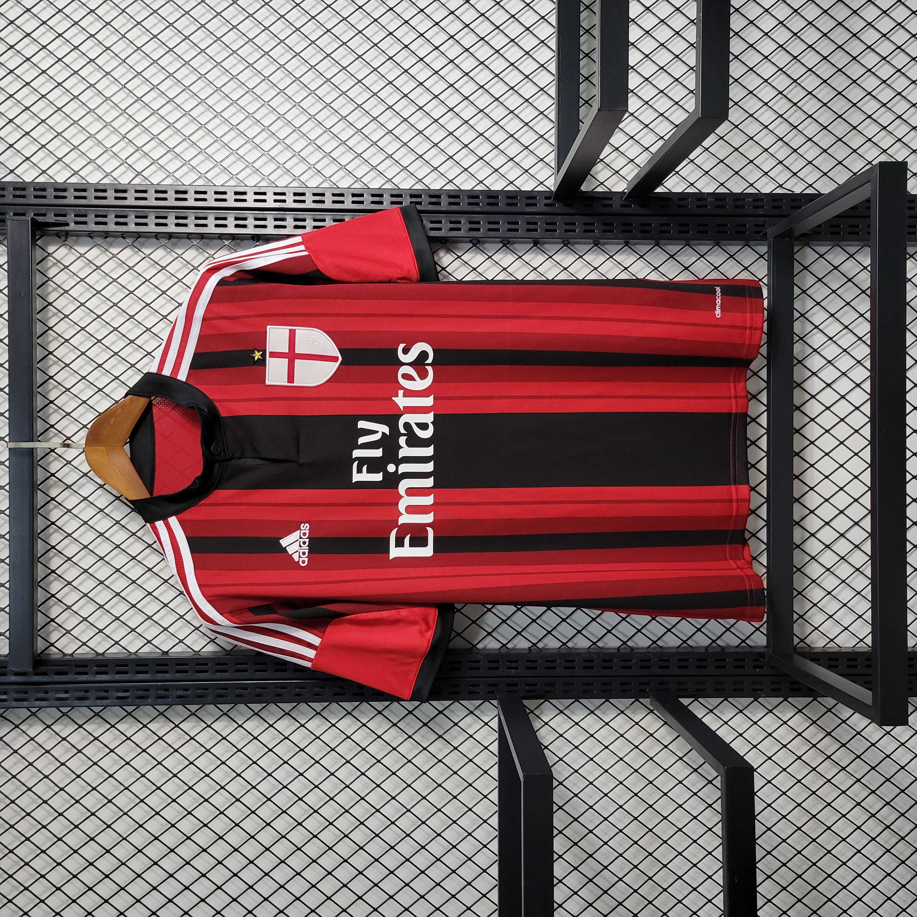 AlphaJersey-Retro AC Milan 2014-15 Home Stadium Jersey