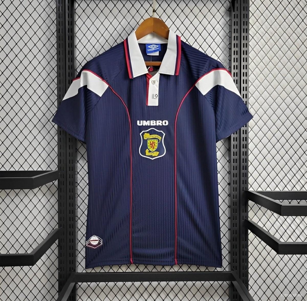 AlphaJersey-Retro S-c-o.t l.a-n.d 1996-98 Home Jersey