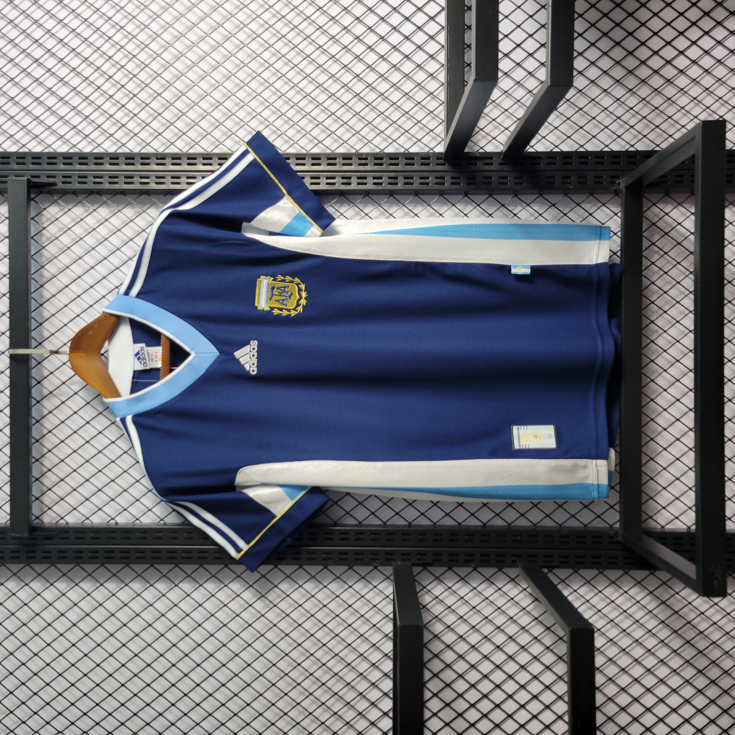 AlphaJersey-Retro Argentina 1998 Away Stadium Jersey