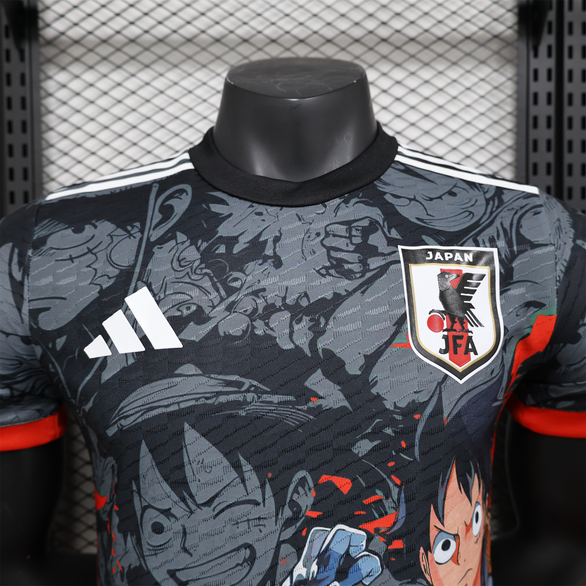 AlphaJersey-Japan 2024 ONE PIECE Luffy Special Edition Black Jersey - Player Version