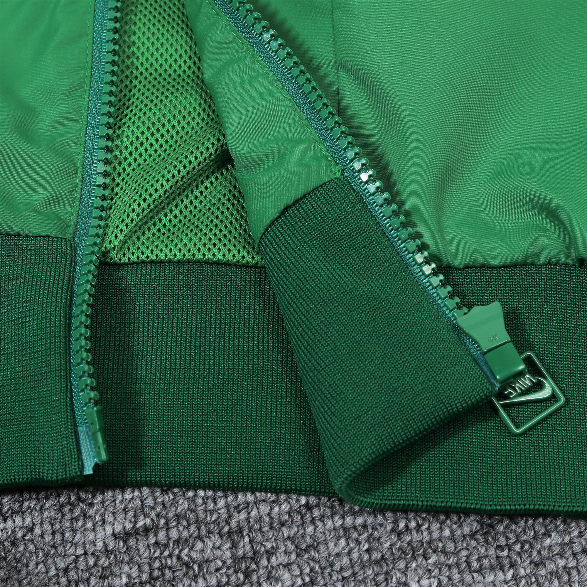 AlphaJersey-Portugal 2024 National Team Anthem Green Hooded Windbreaker - Player Version
