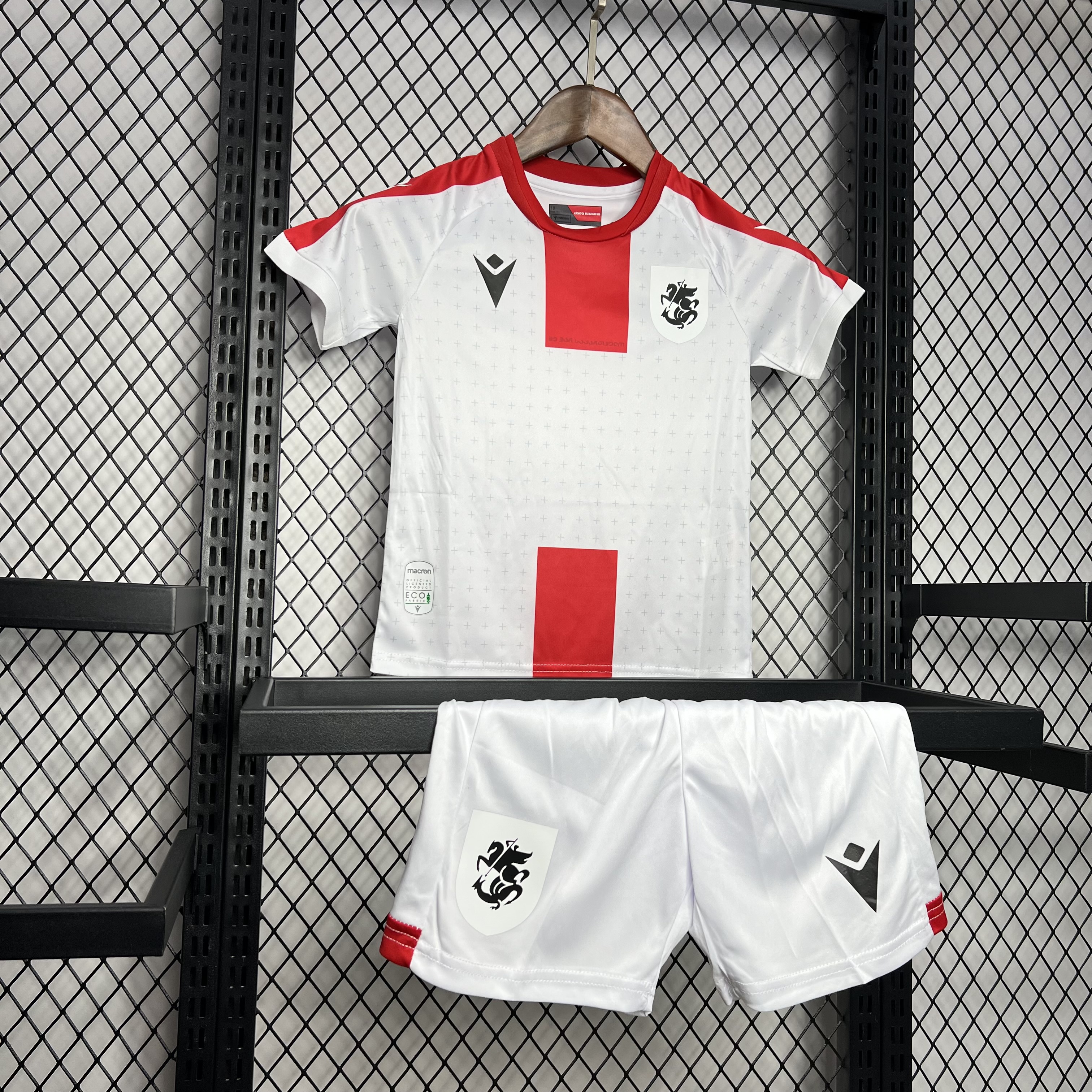 AlphaJersey-Georgia 2024 Home Stadium Kids Kit