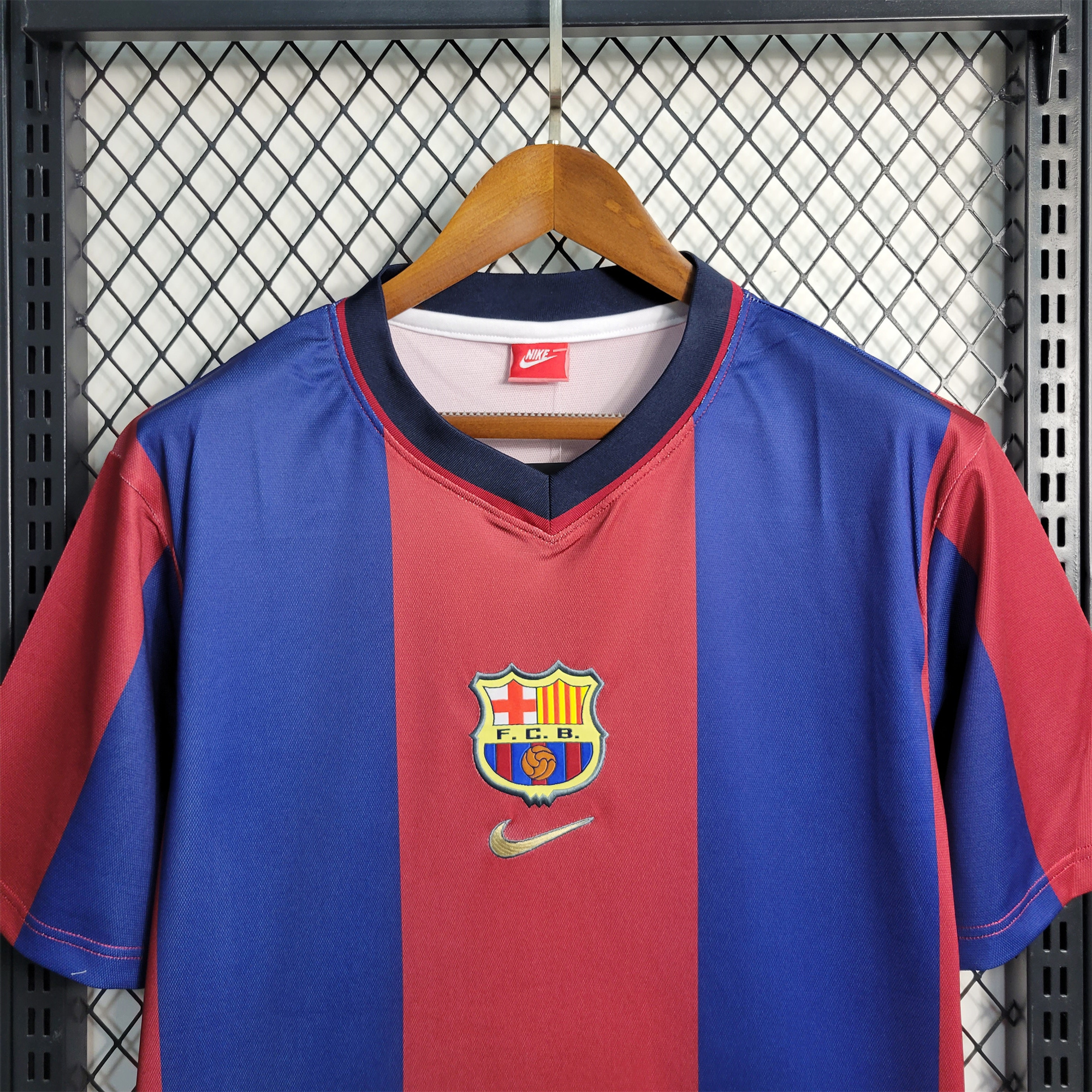 AlphaJersey-Retro Barcelona 98-99 Home Stadium Jersey