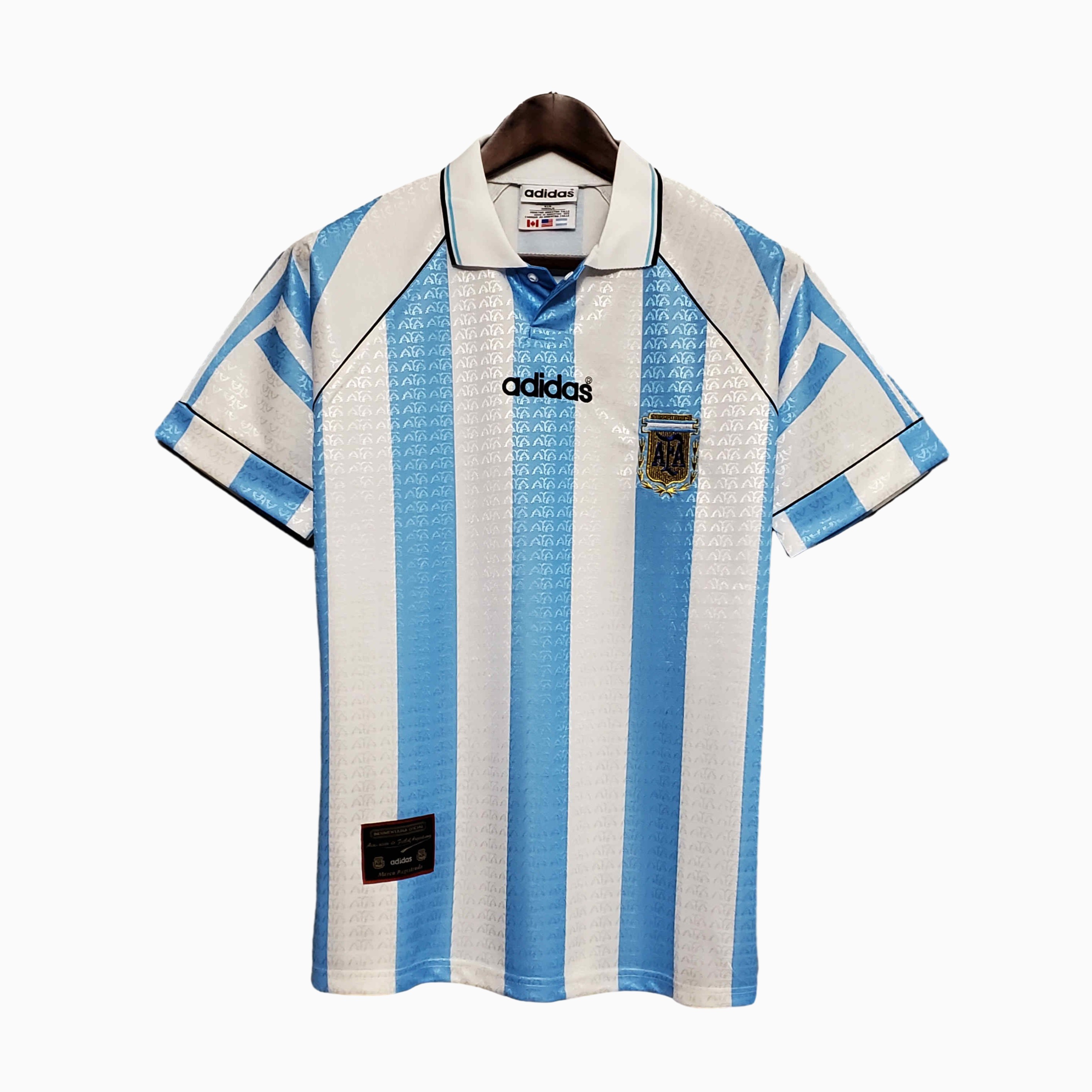 AlphaJersey-Retro Argentina 1997 Home Stadium Jersey