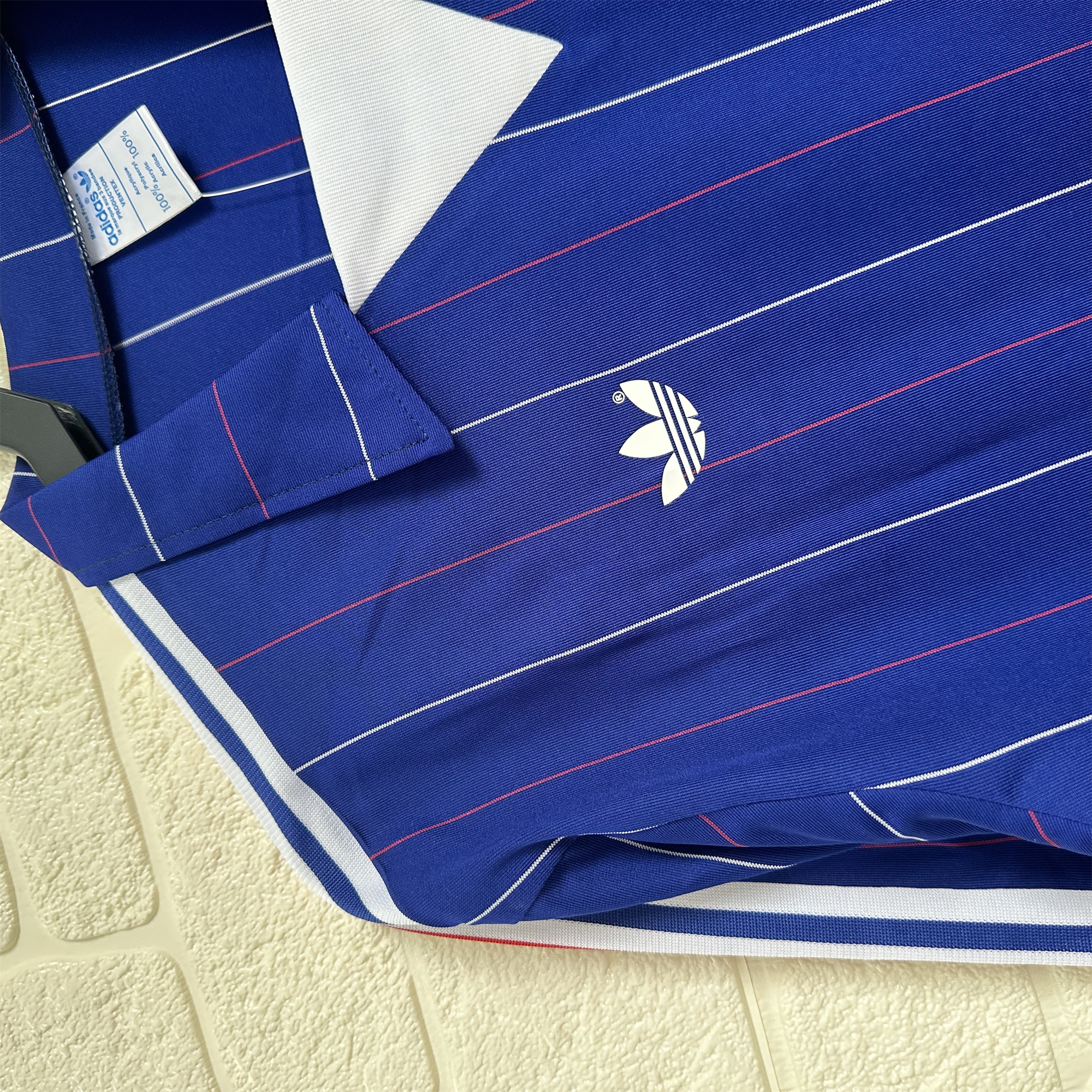 AlphaJersey-Retro France 1980-82 Home Long Sleeve Jersey