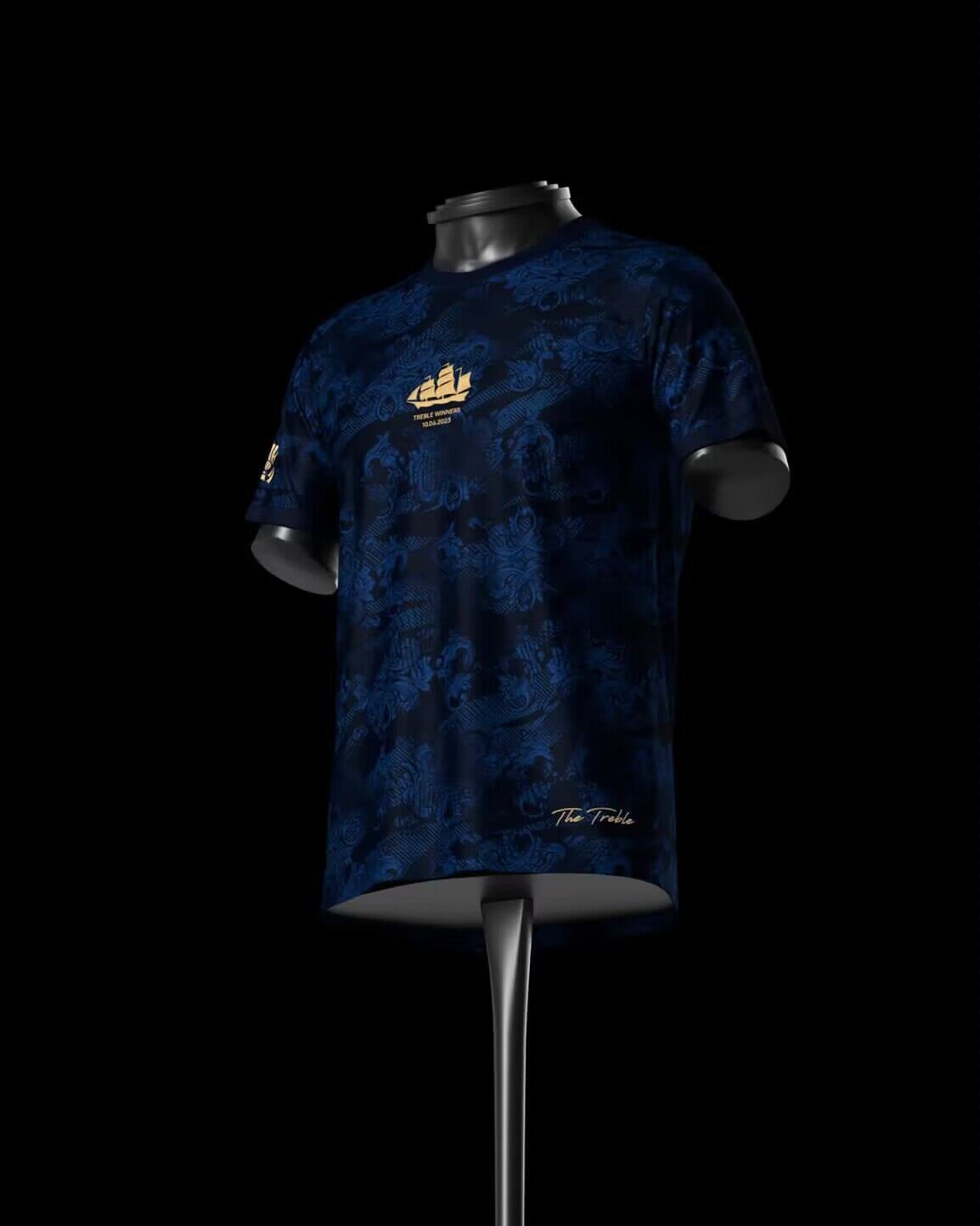 AlphaJersey-Manchester City 2023 Treble Winners Commemorative Jersey - Player Version