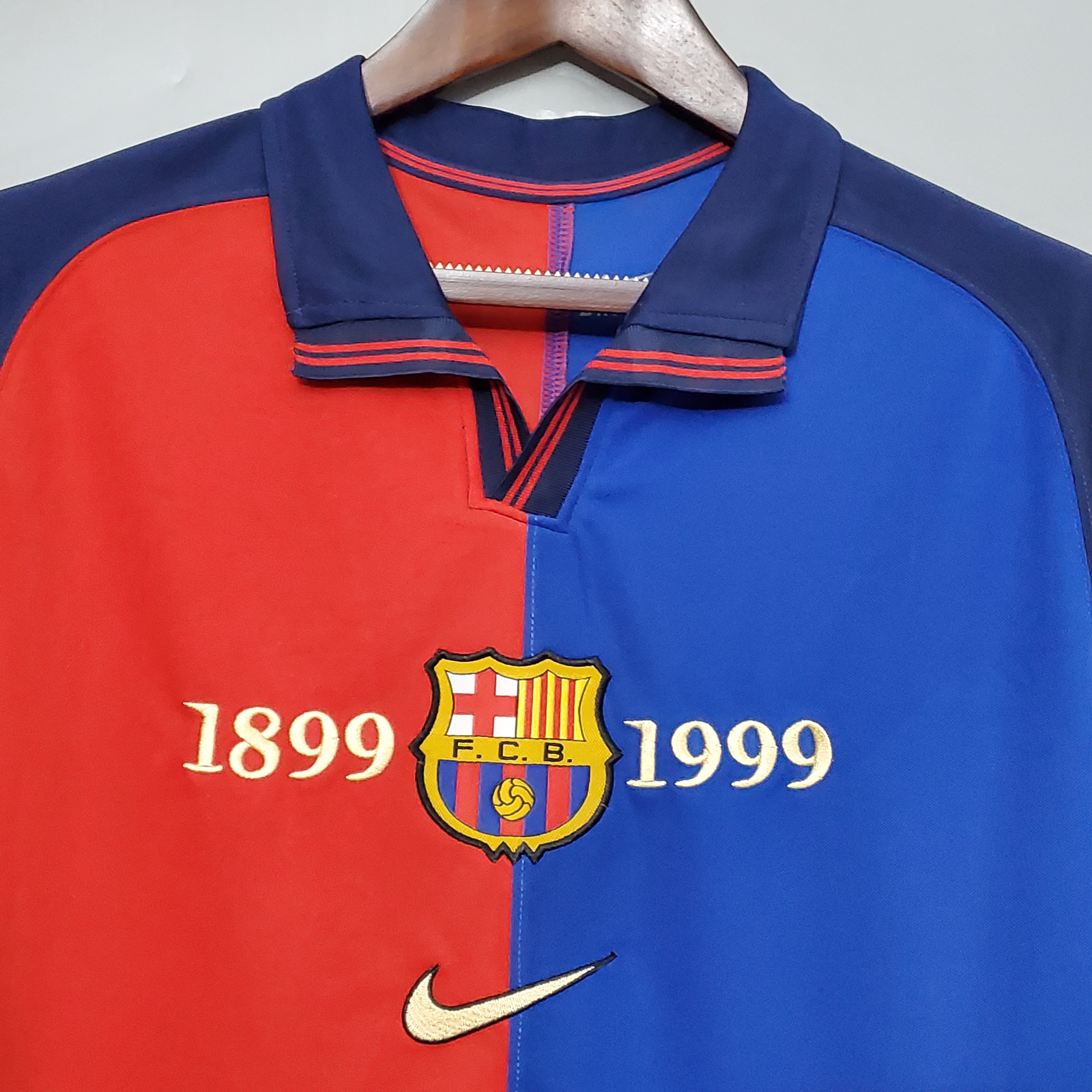 AlphaJersey-Retro Barcelona 99-00 Home Stadium Jersey