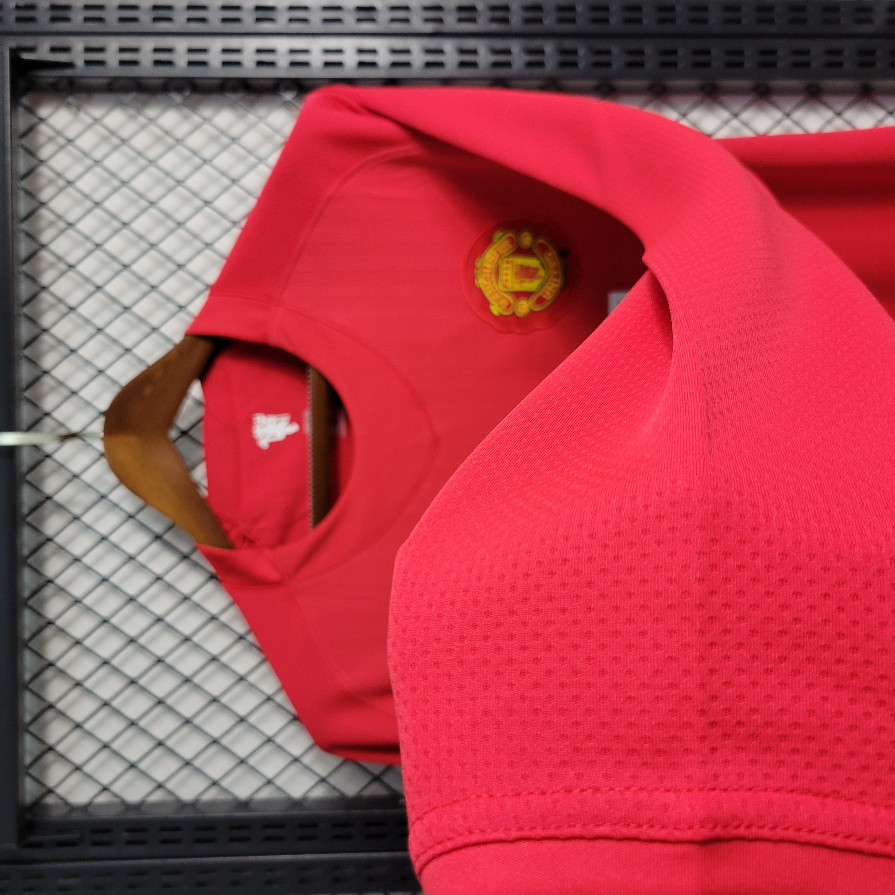 AlphaJersey-Retro Manchester United 07-08 Home Long Sleeve Jersey