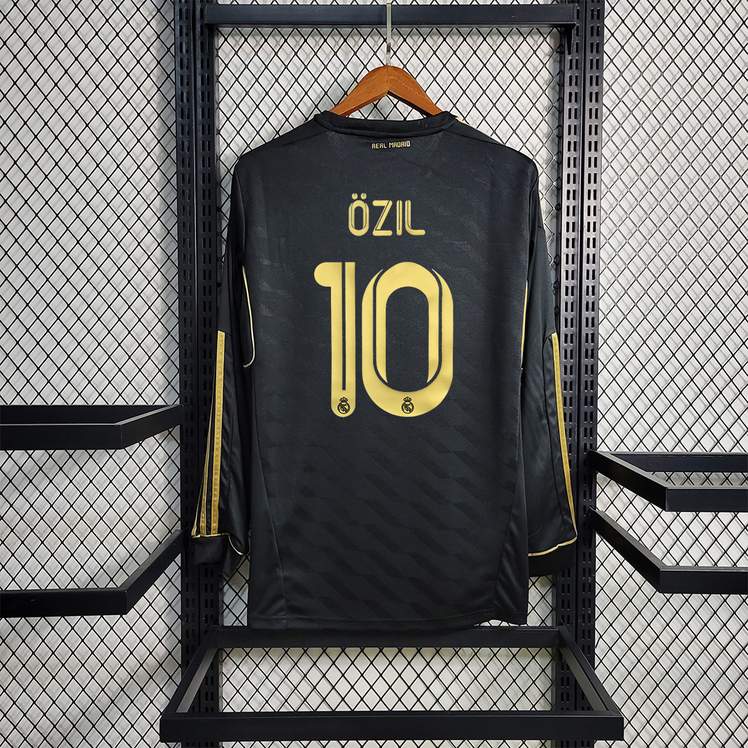AlphaJersey-Real Madrid Retro 11-12 Away Long Sleeve Jersey