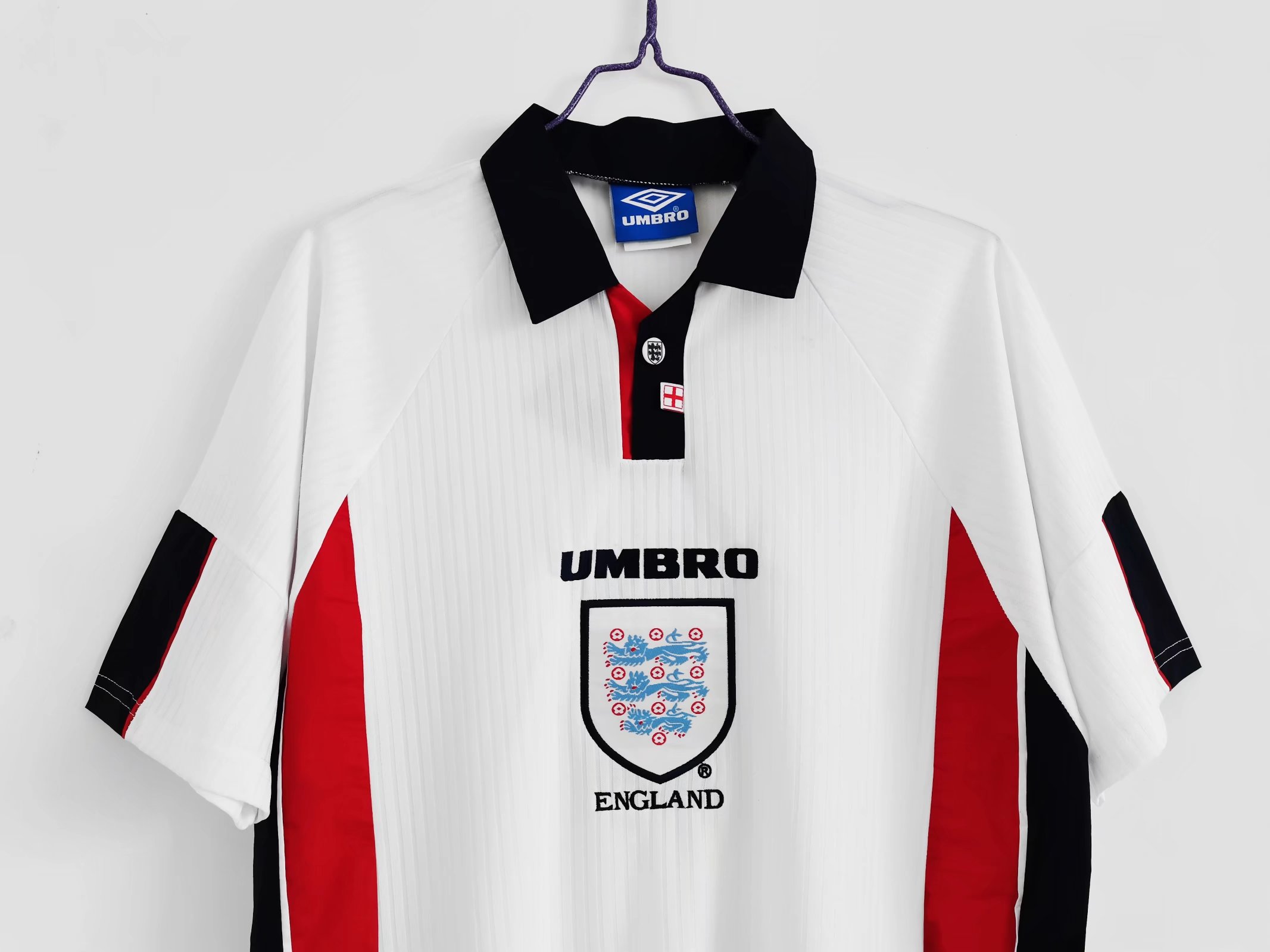 AlphaJersey-Retro England 1998 Home Stadium Jersey