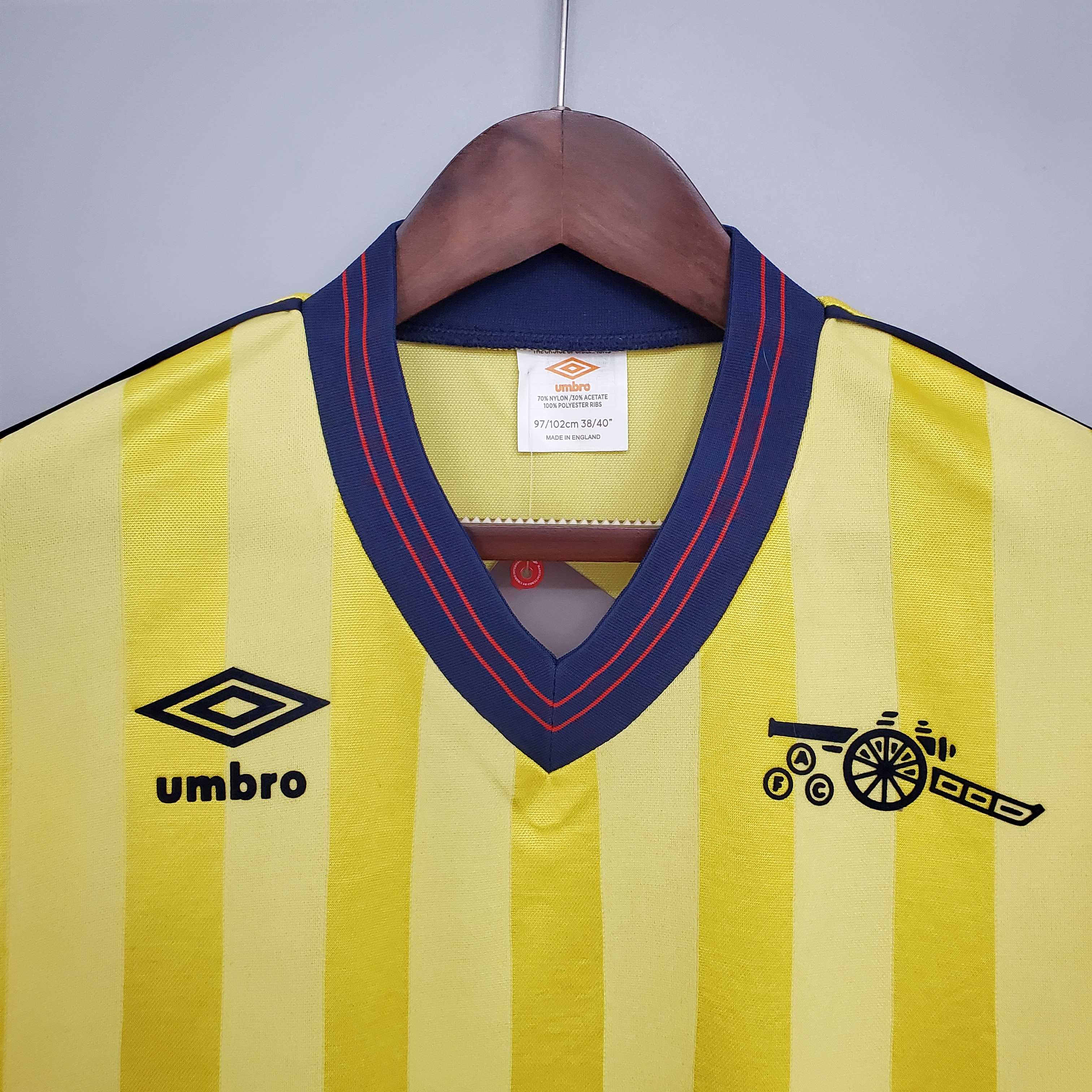 AlphaJersey-Retro Arsenal 83-86 Away Jersey
