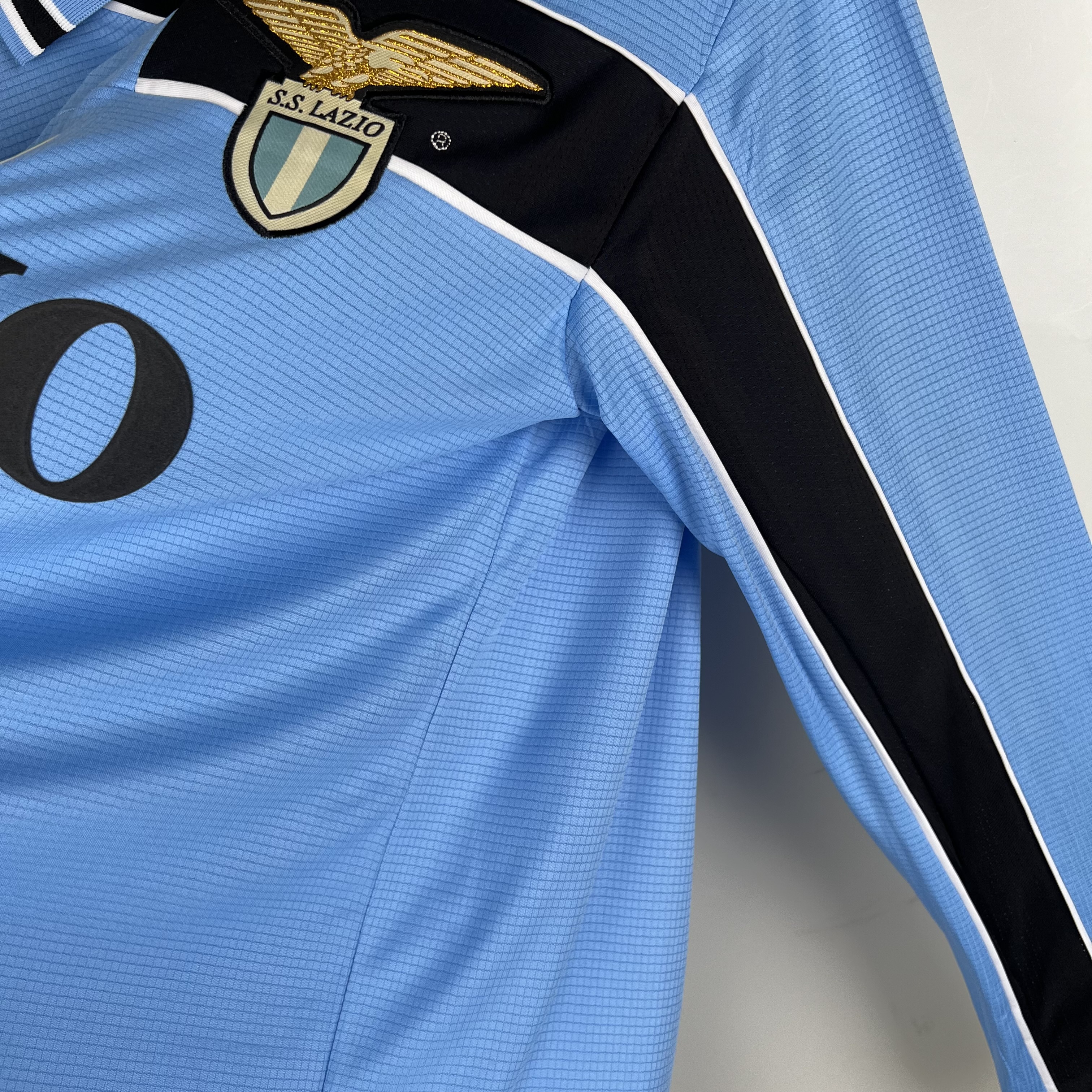AlphaJersey-Retro Lazio 1998-00 Home Stadium Long Sleeve Jersey