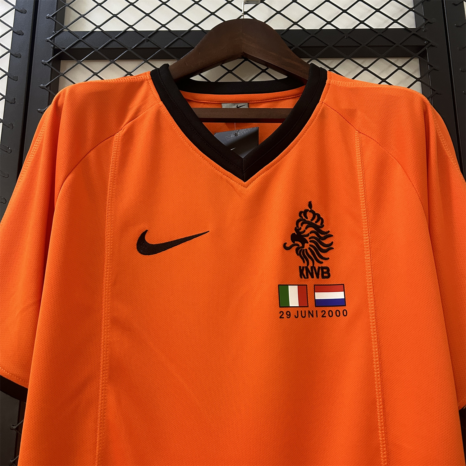 AlphaJersey-Retro Netherlands 2000 Home Stadium Jersey