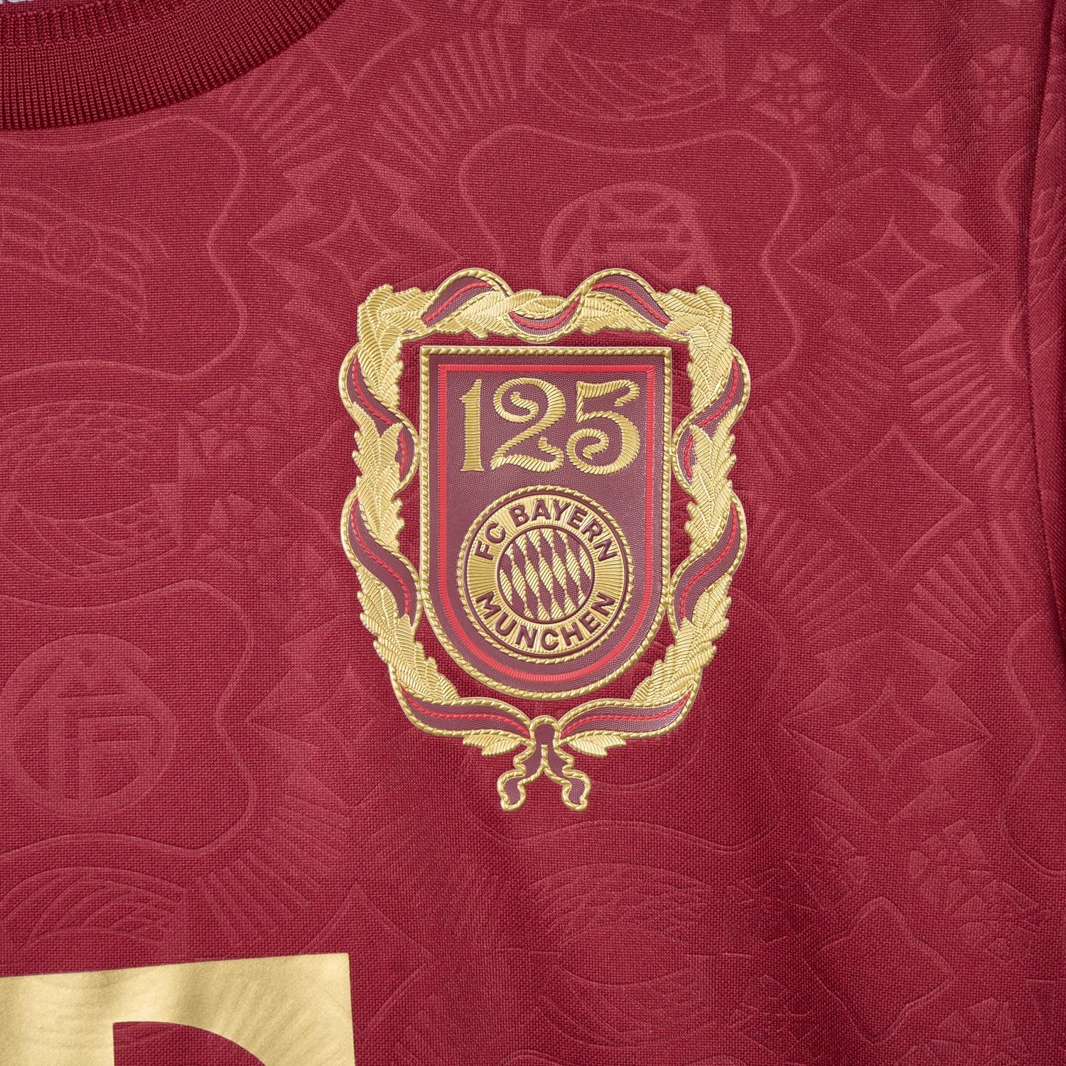 AlphaJersey-Bayern Munich 2025 Red 125th Anniversary Jersey - Fans Version