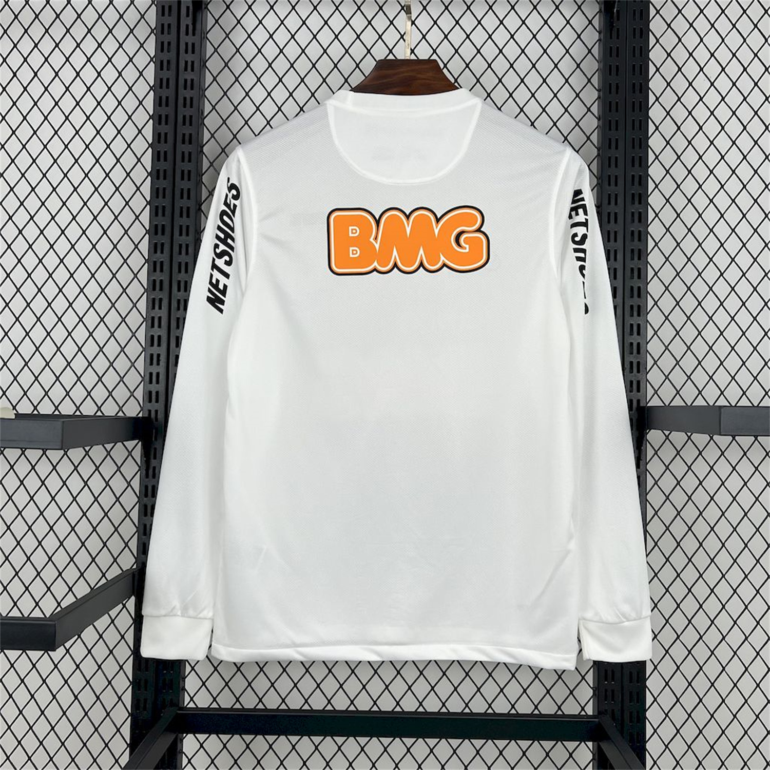 AlphaJersey-Retro Santos 2012 Home Long Sleeve Jersey