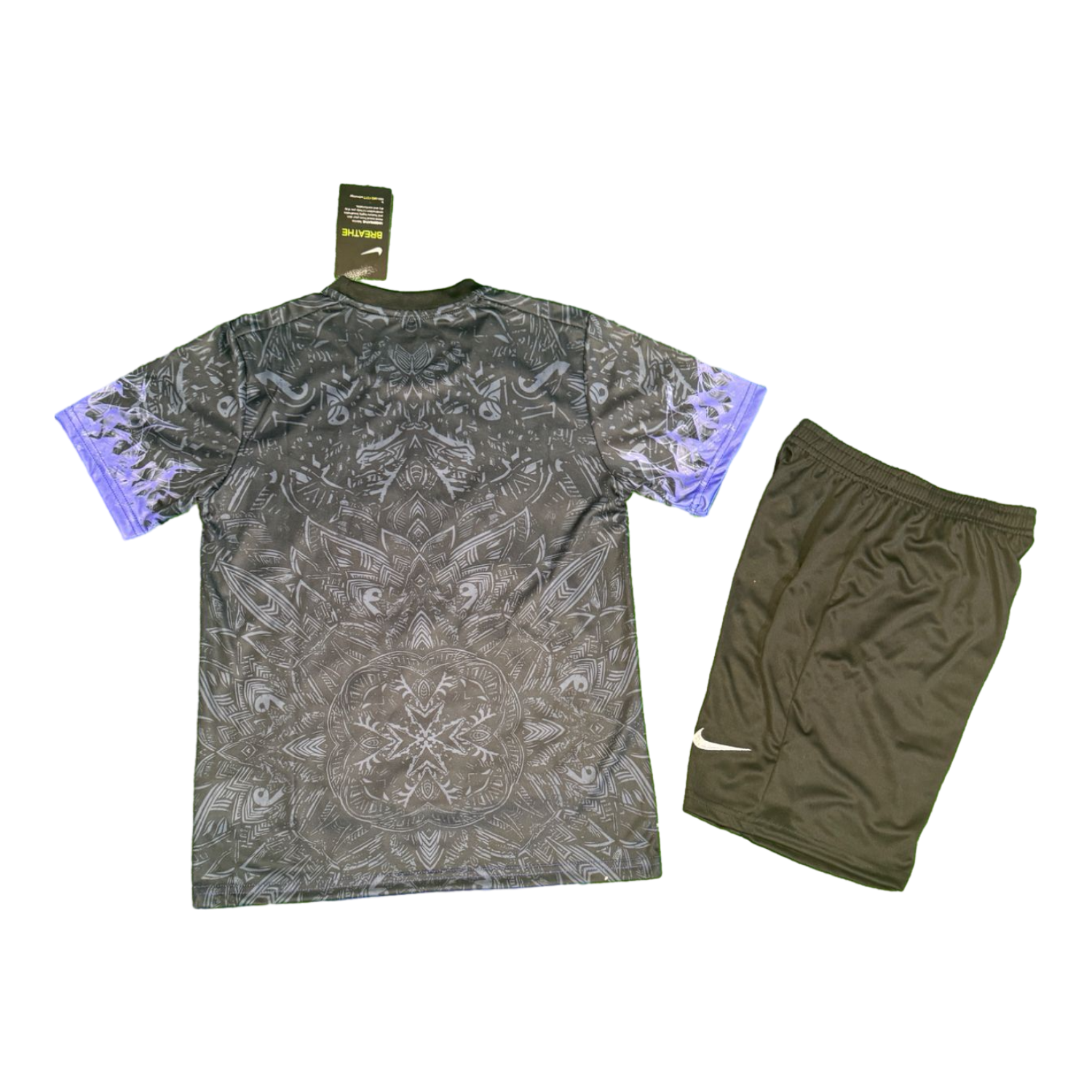 AlphaJersey-Barcelona 25-26 Purple Bird Black Special Kids Kit