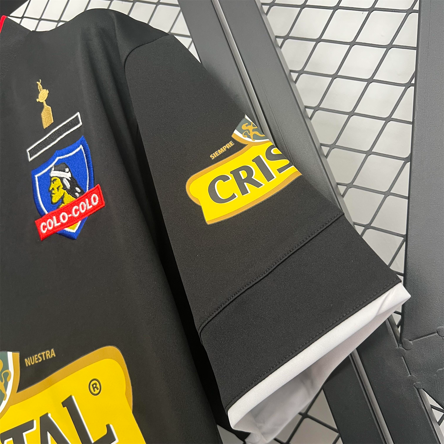 AlphaJersey-Retro Colo Colo 2013 Away Black Jersey