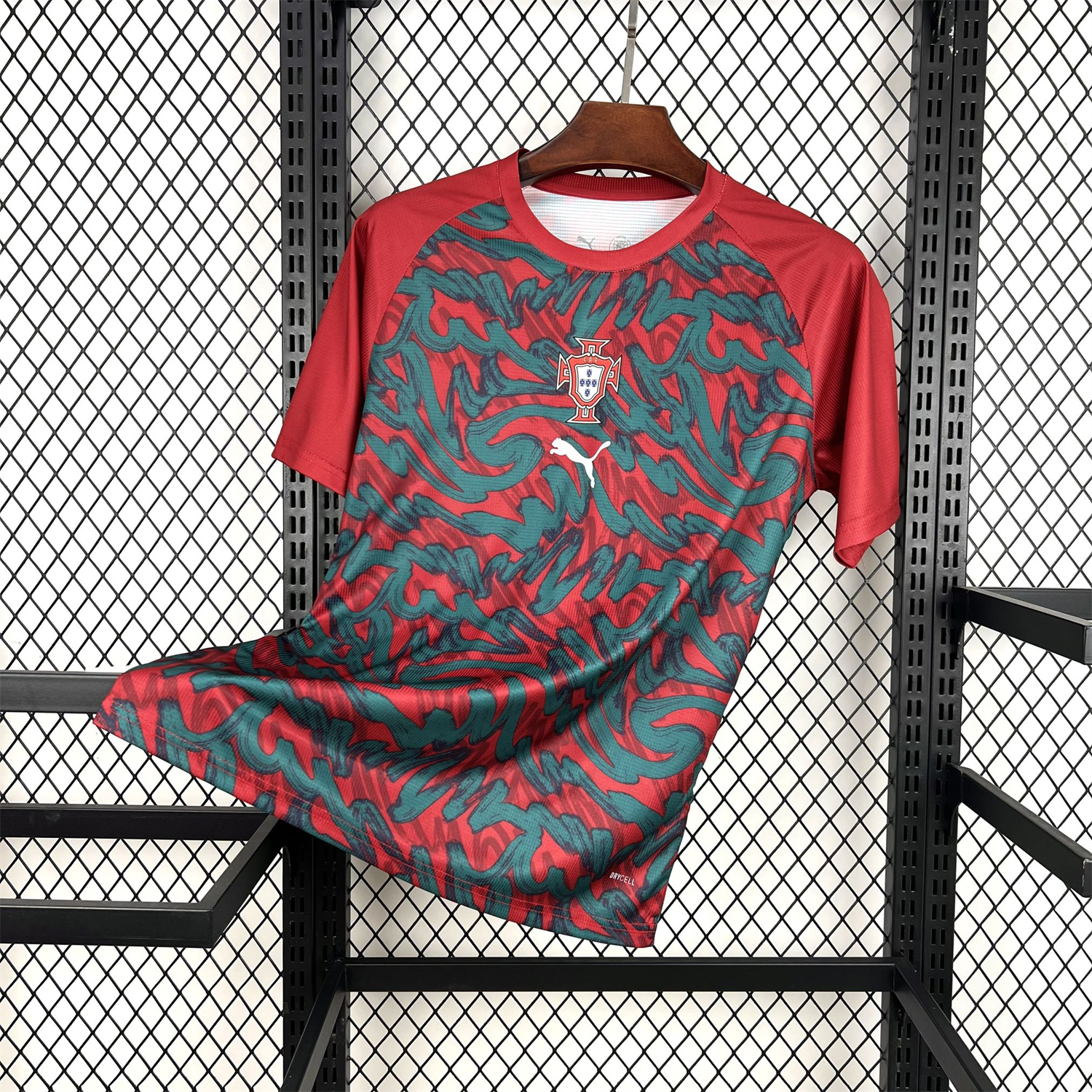 AlphaJersey-Portugal 2026 Pre-Match Deep Red Jersey - Fans Version