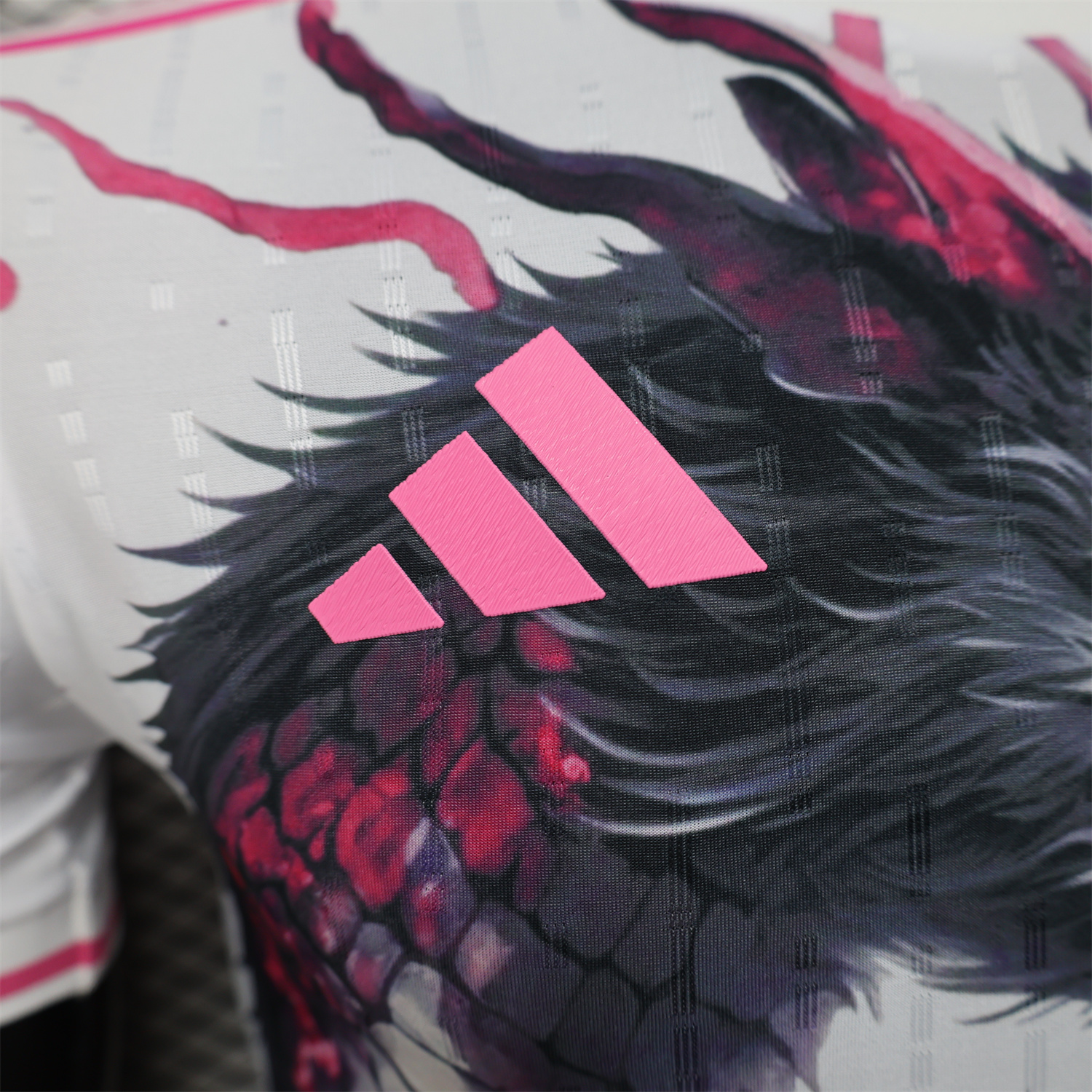 AlphaJersey-Japan 25-26 Black Dragon & Tower White Special Edition Jersey - Player Version