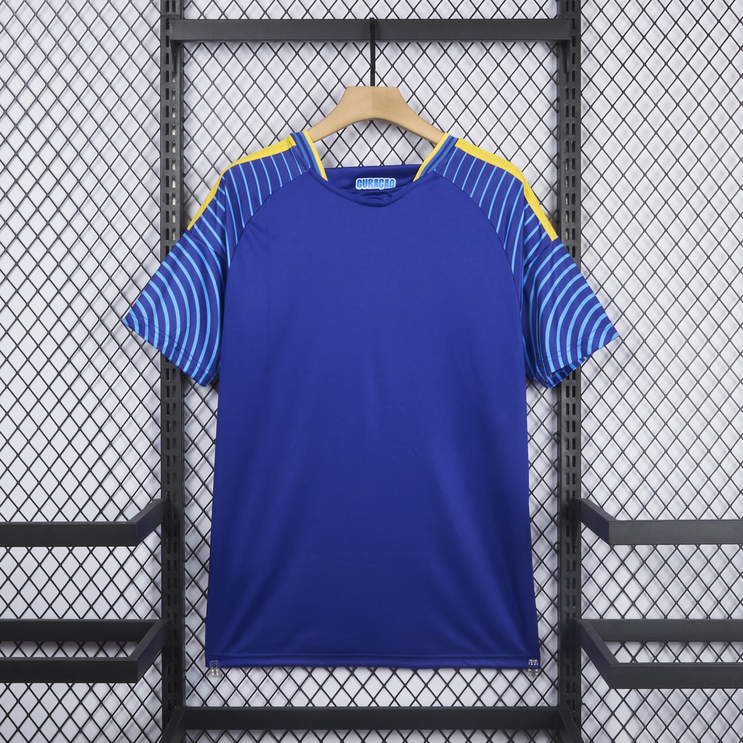AJ-AlphaJersey-Curaçao 2026 Home Blue Jersey - Fans Version