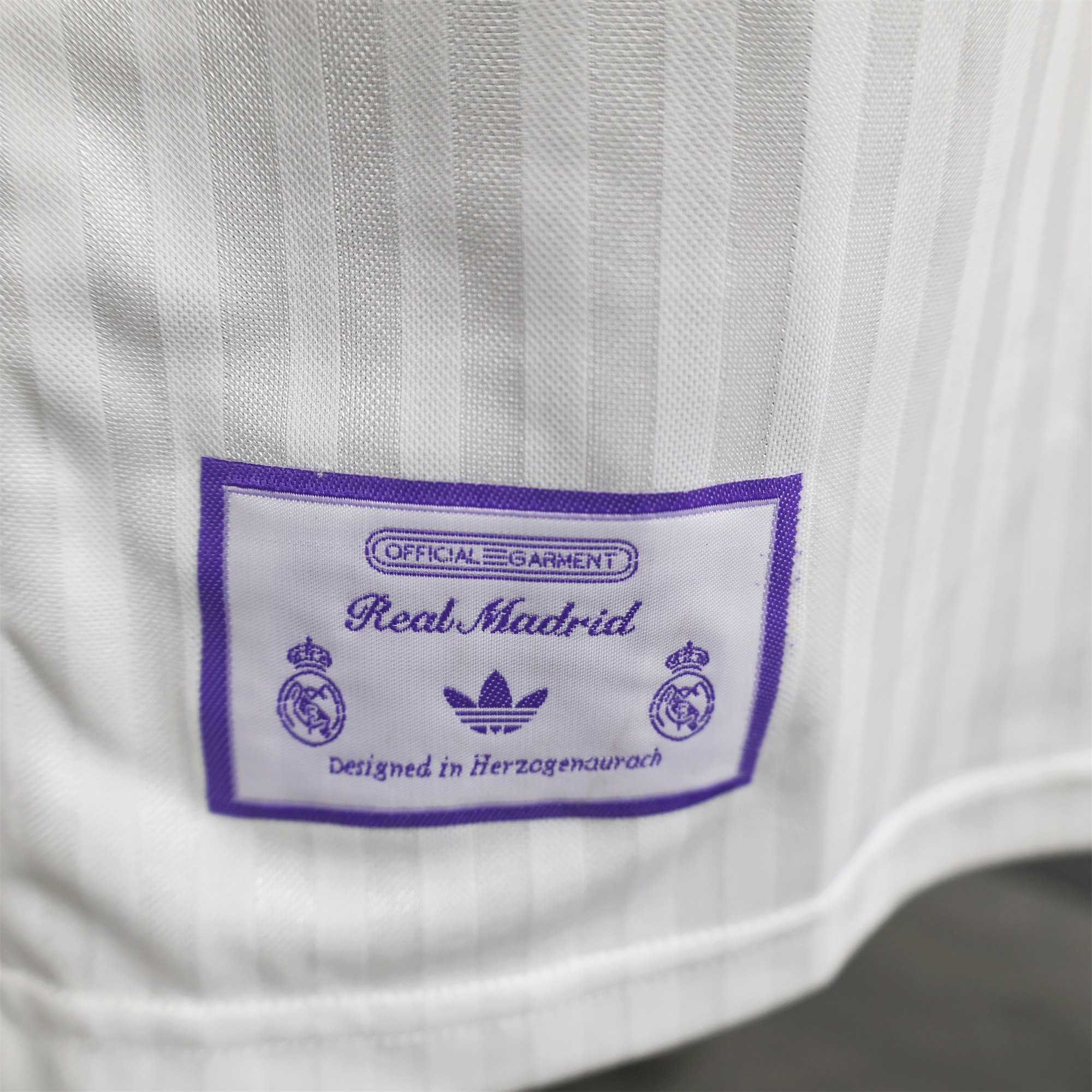 AlphaJersey-Real Madrid 2025 White Icon Retro Jersey - Player Version
