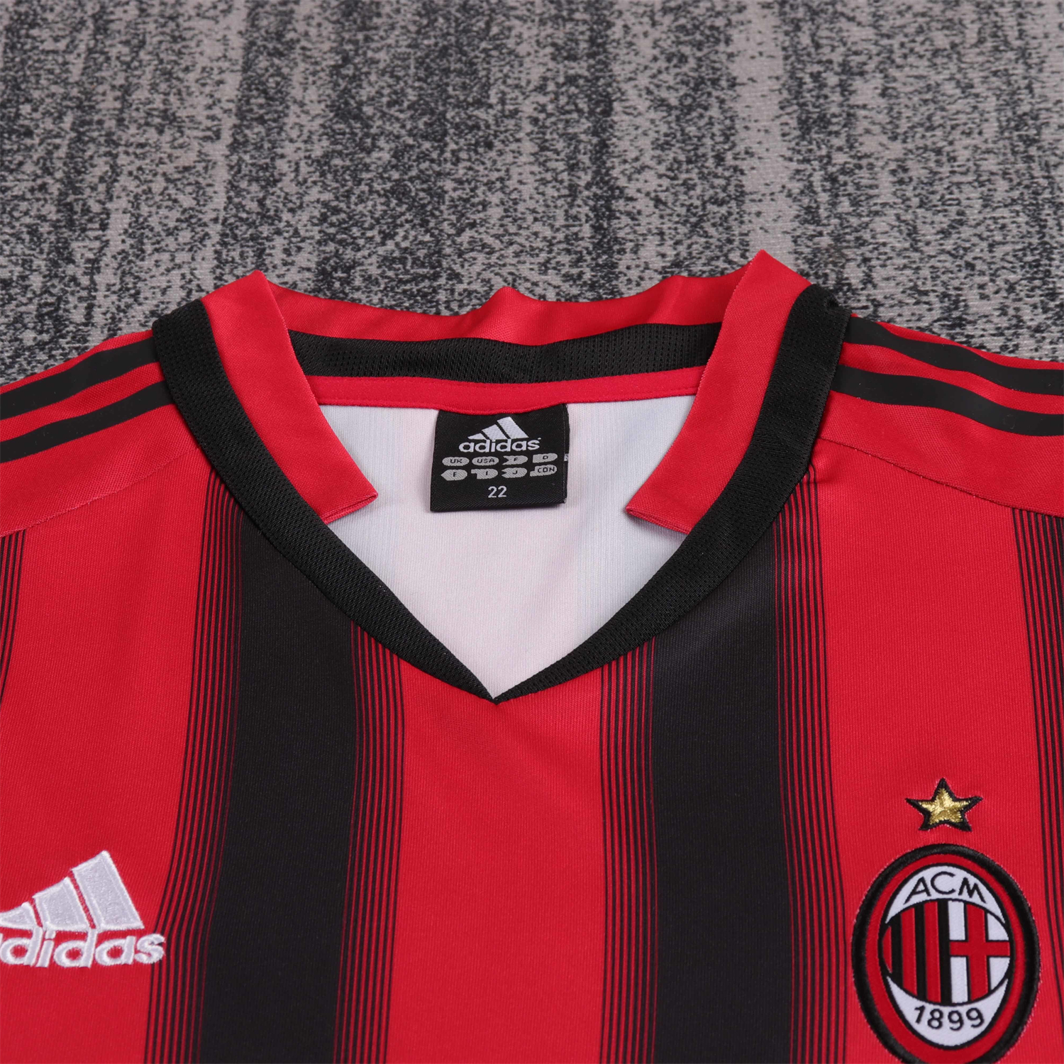 AlphaJersey-Retro AC Milan 2004-05 Home Kids Kit