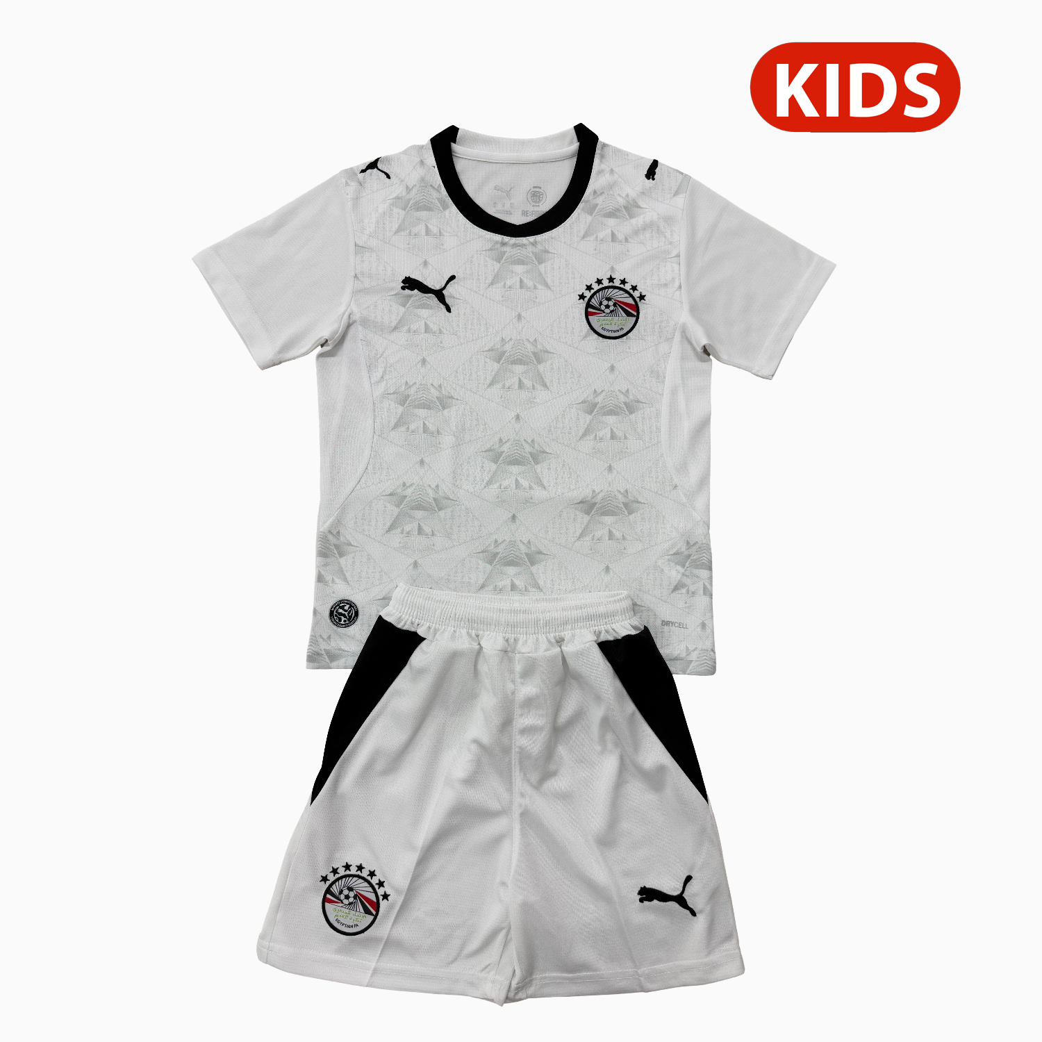AlphaJersey-Egypt 2026 Away Kids Kit