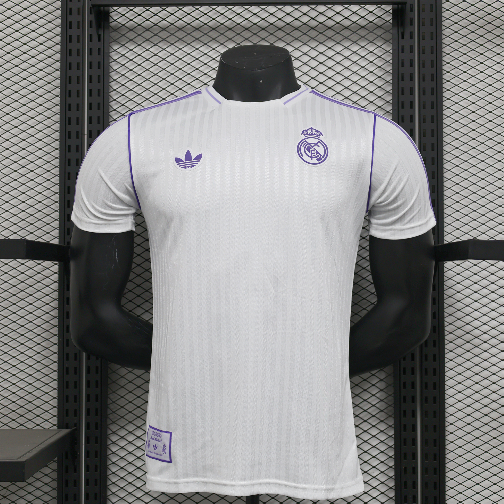 AlphaJersey-Real Madrid 2025 White Icon Retro Jersey - Player Version