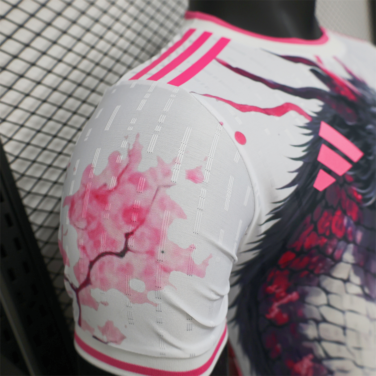 AlphaJersey-Japan 25-26 Black Dragon & Tower White Special Edition Jersey - Player Version