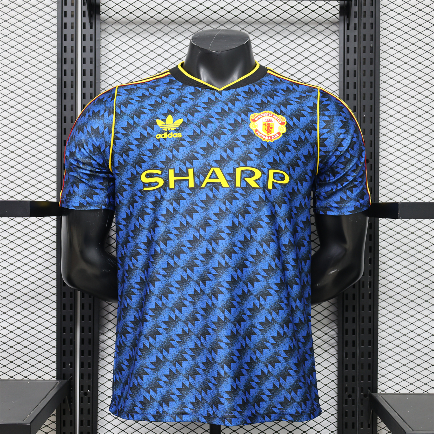 AlphaJersey-Manchester United 26-27 Retro Style Casual Dark Blue Special Jersey - Player Version