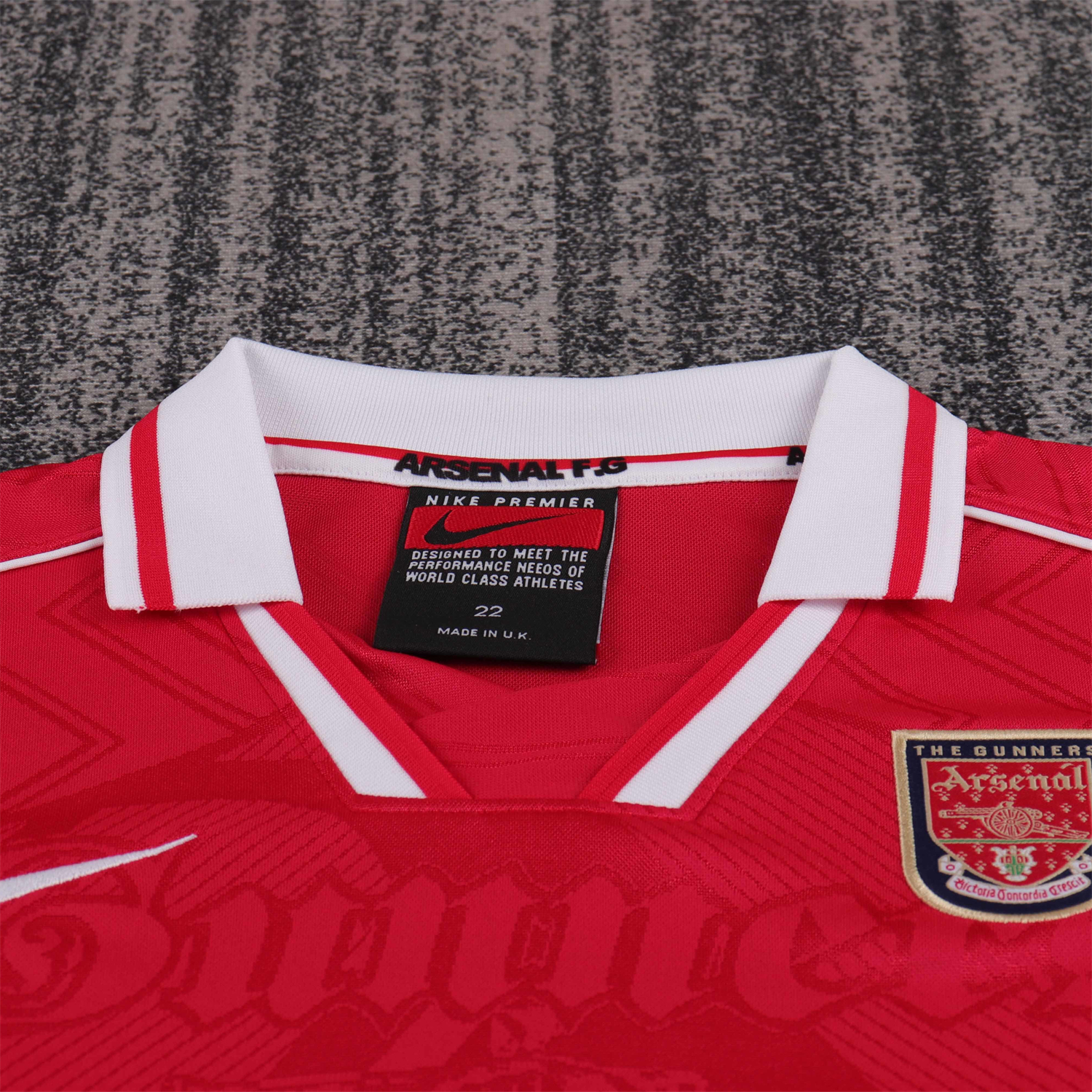 AlphaJersey-Retro Arsenal 1996-97 Home Kids Kit
