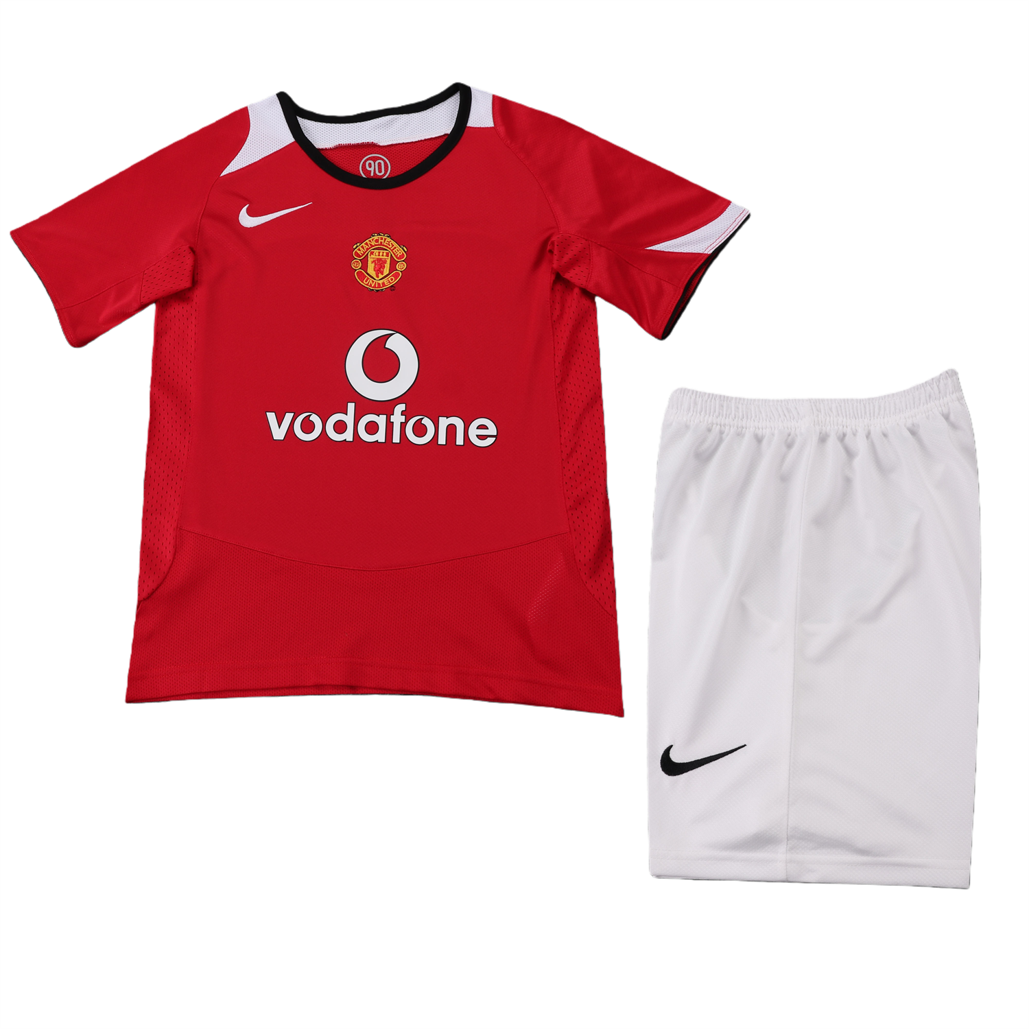 AlphaJersey-Retro Manchester United 2005-06 Home Kids Kit