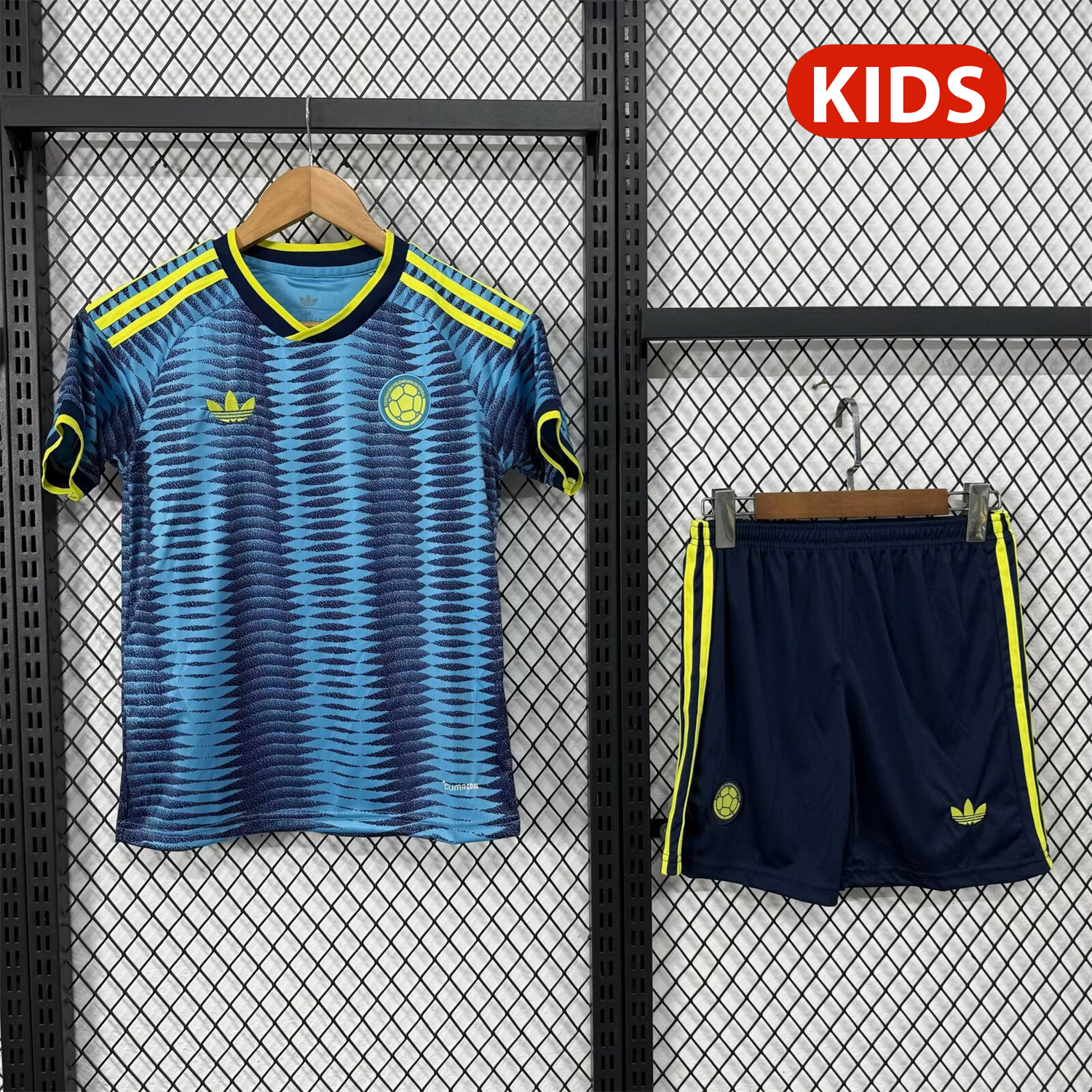 AlphaJersey-Colombia 2026 Away Kids Kit