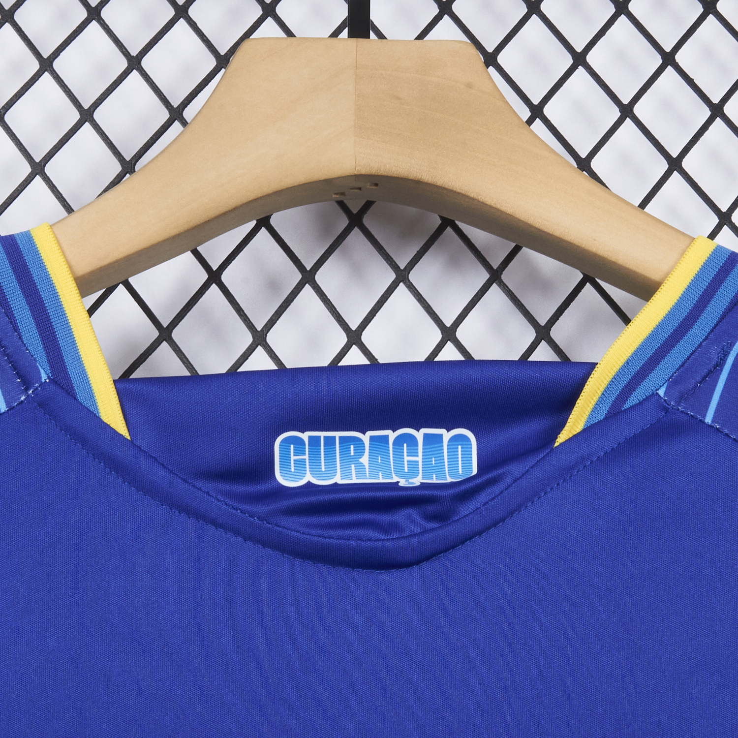 AJ-AlphaJersey-Curaçao 2026 Home Blue Jersey - Fans Version