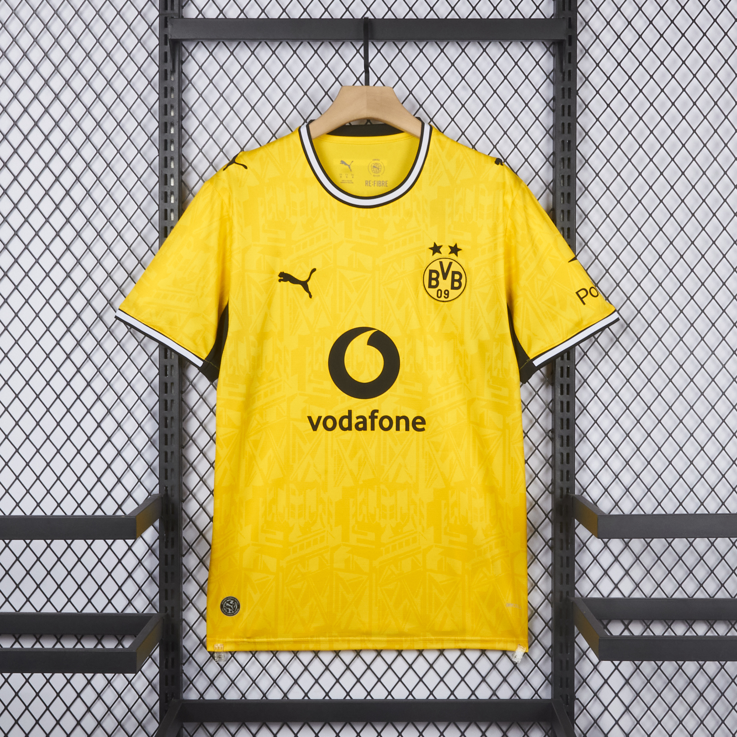 AlphaJersey-【Hummels Special Font】Dortmund 26-27 Home Jersey - Fans Version