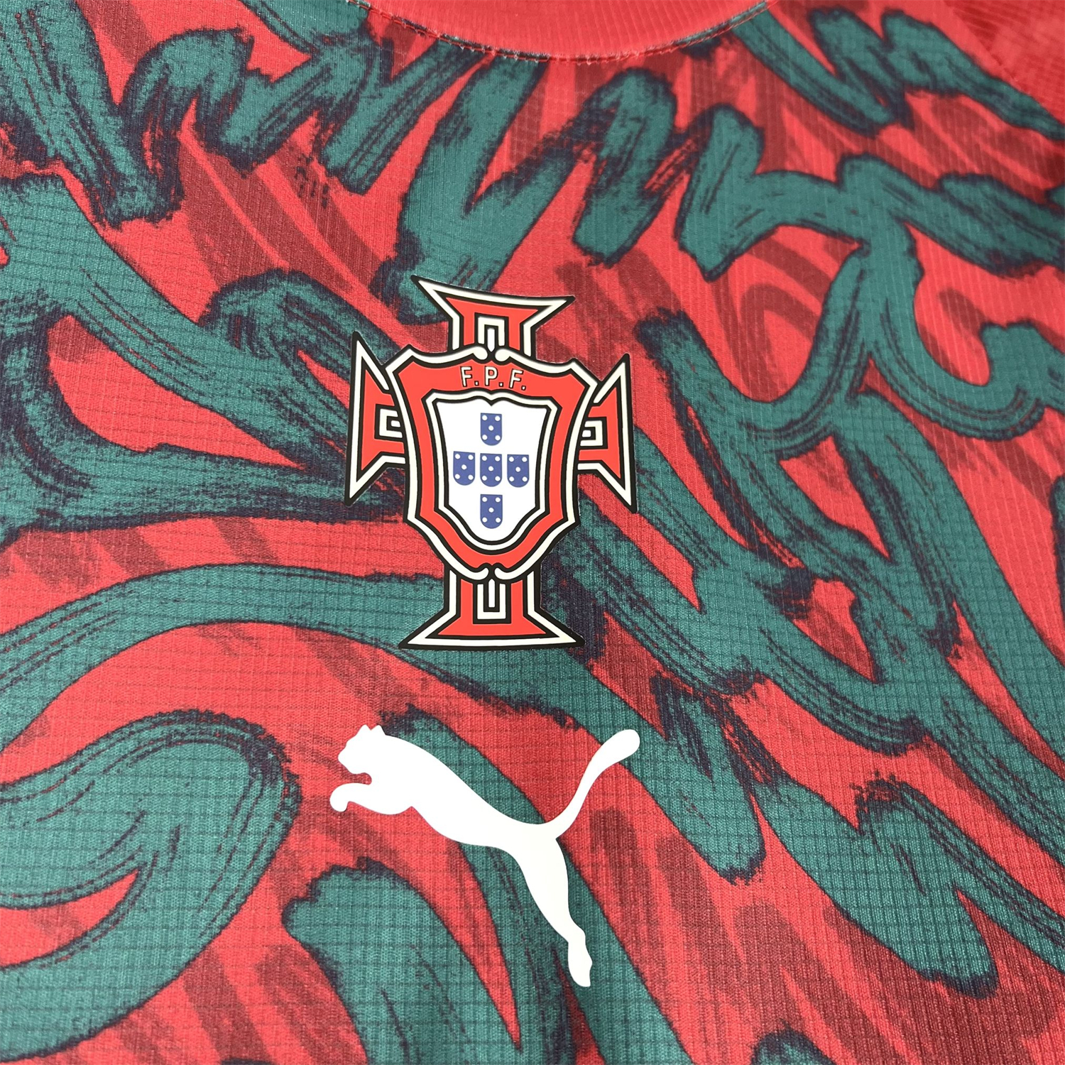 AlphaJersey-Portugal 2026 Pre-Match Deep Red Jersey - Fans Version