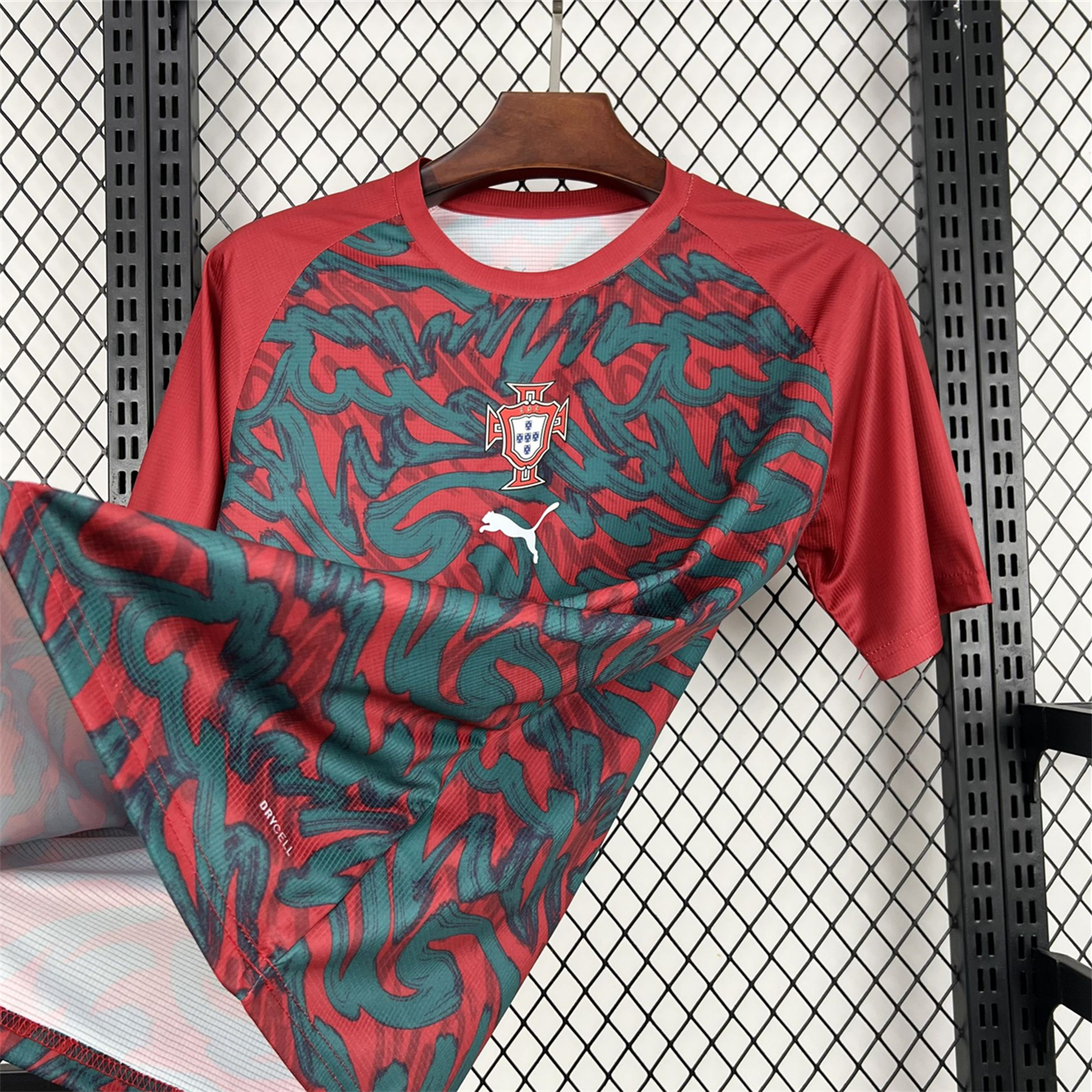 AlphaJersey-Portugal 2026 Pre-Match Deep Red Jersey - Fans Version