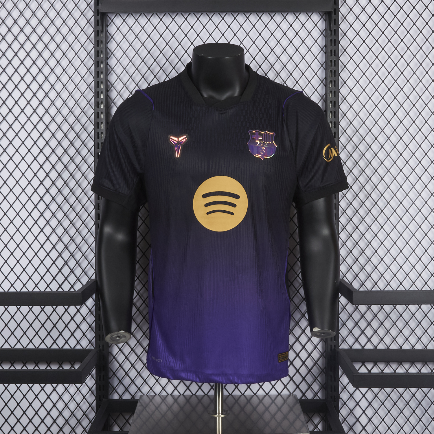 AJ-AlphaJersey-Barcelona 26-27 Away Purple-Black Gradient Jersey - Player Version