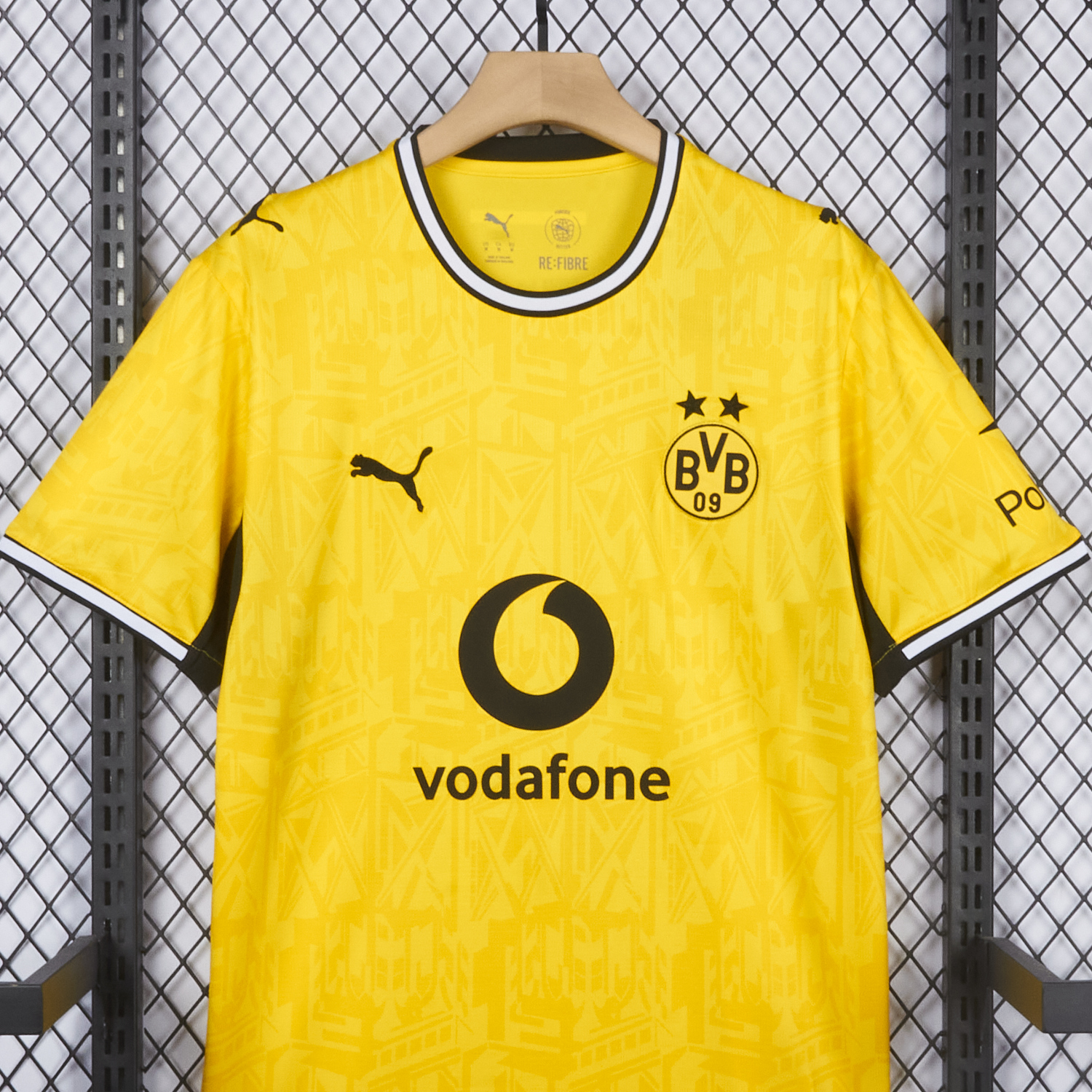 AlphaJersey-【Hummels Special Font】Dortmund 26-27 Home Jersey - Fans Version