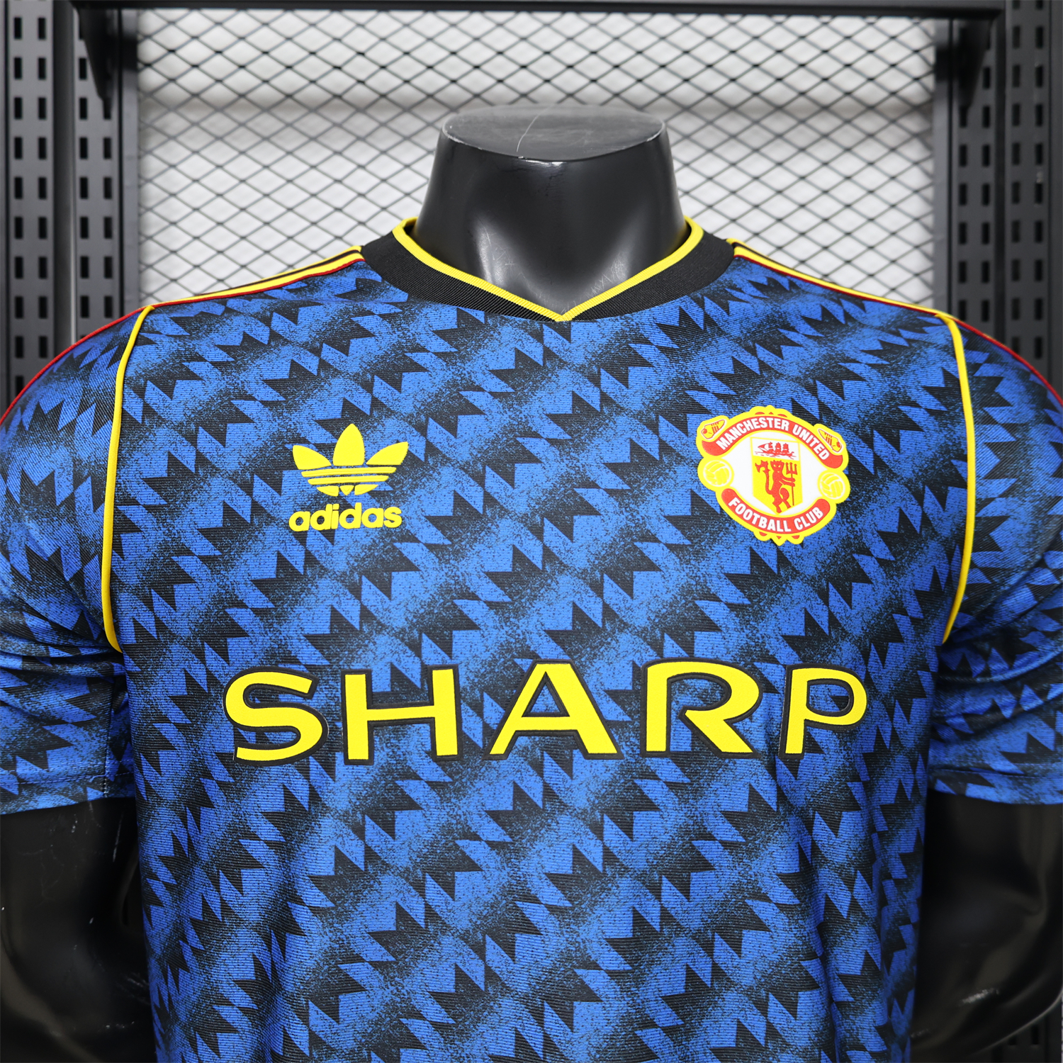AlphaJersey-Manchester United 26-27 Retro Style Casual Dark Blue Special Jersey - Player Version