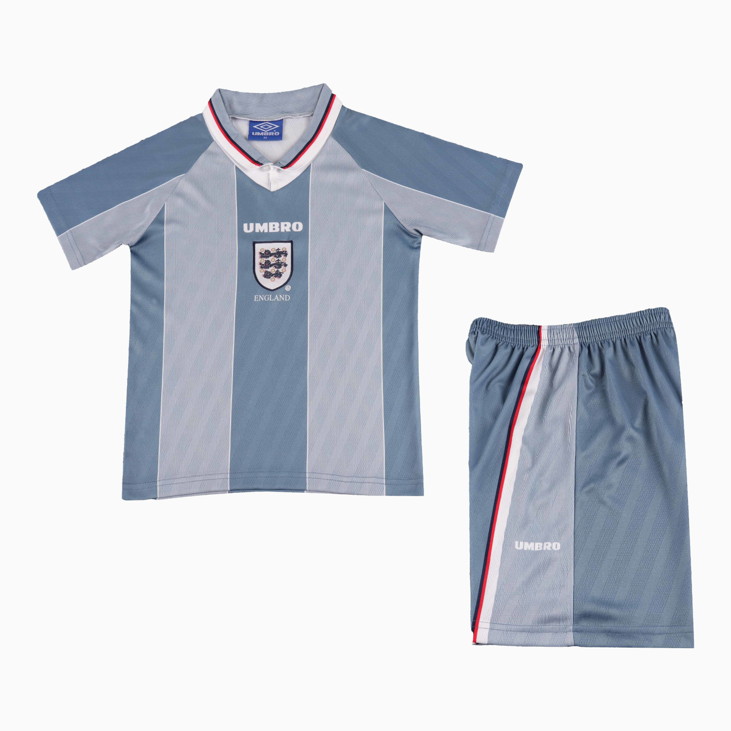 AlphaJersey-Retro England 1996 Away Kids Kit