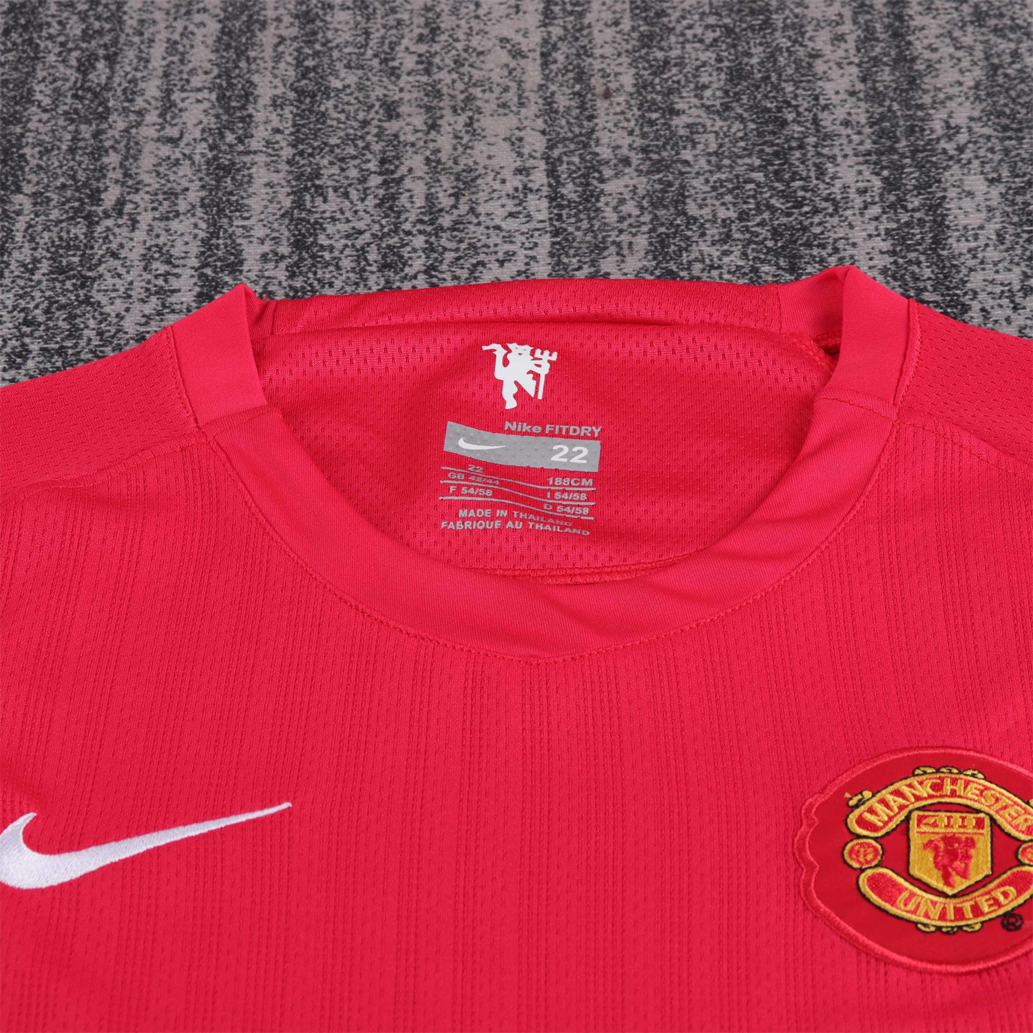 AlphaJersey-Retro Manchester United 2007-08 Home Kids Kit