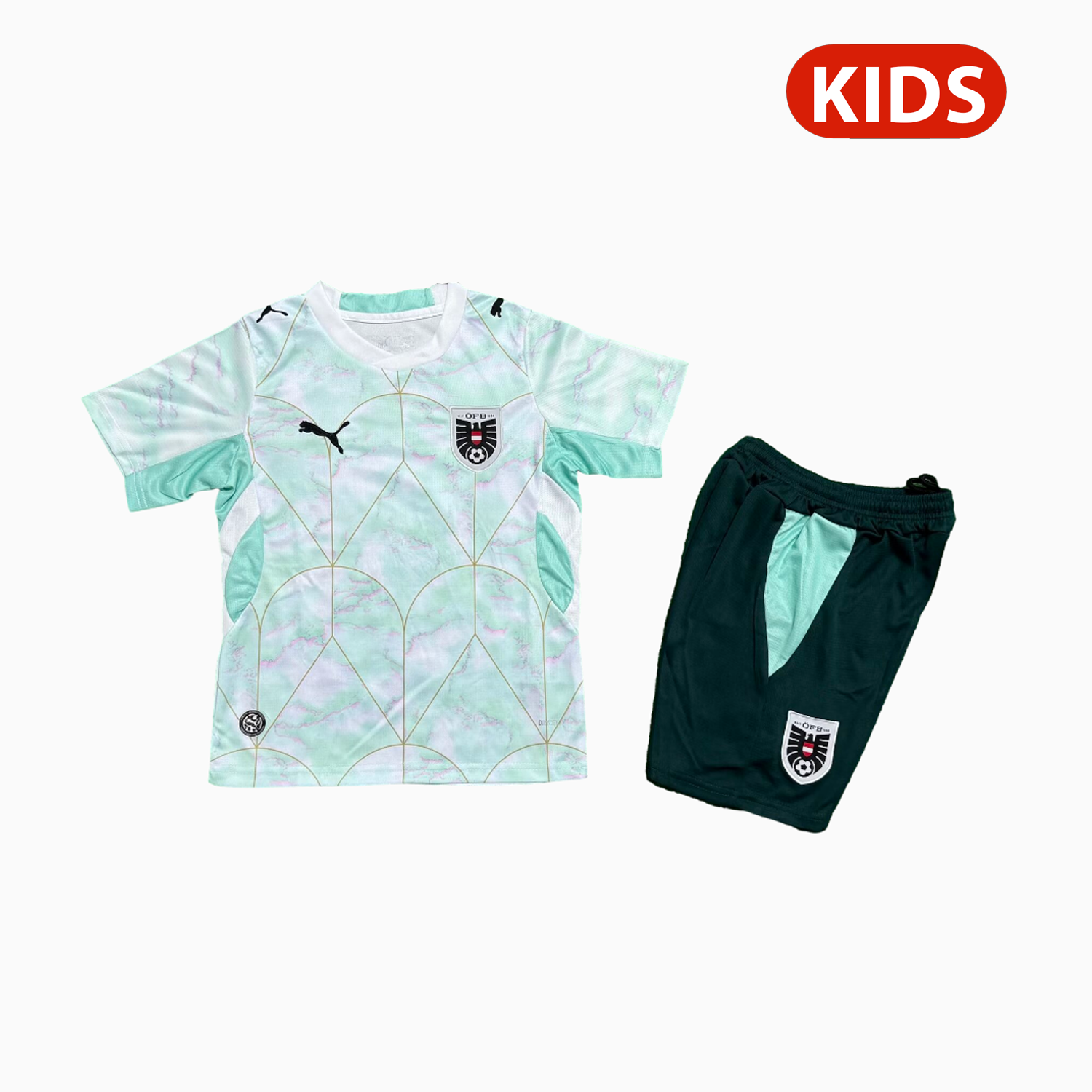 AlphaJersey-Austria 2026 Away Kids Kit