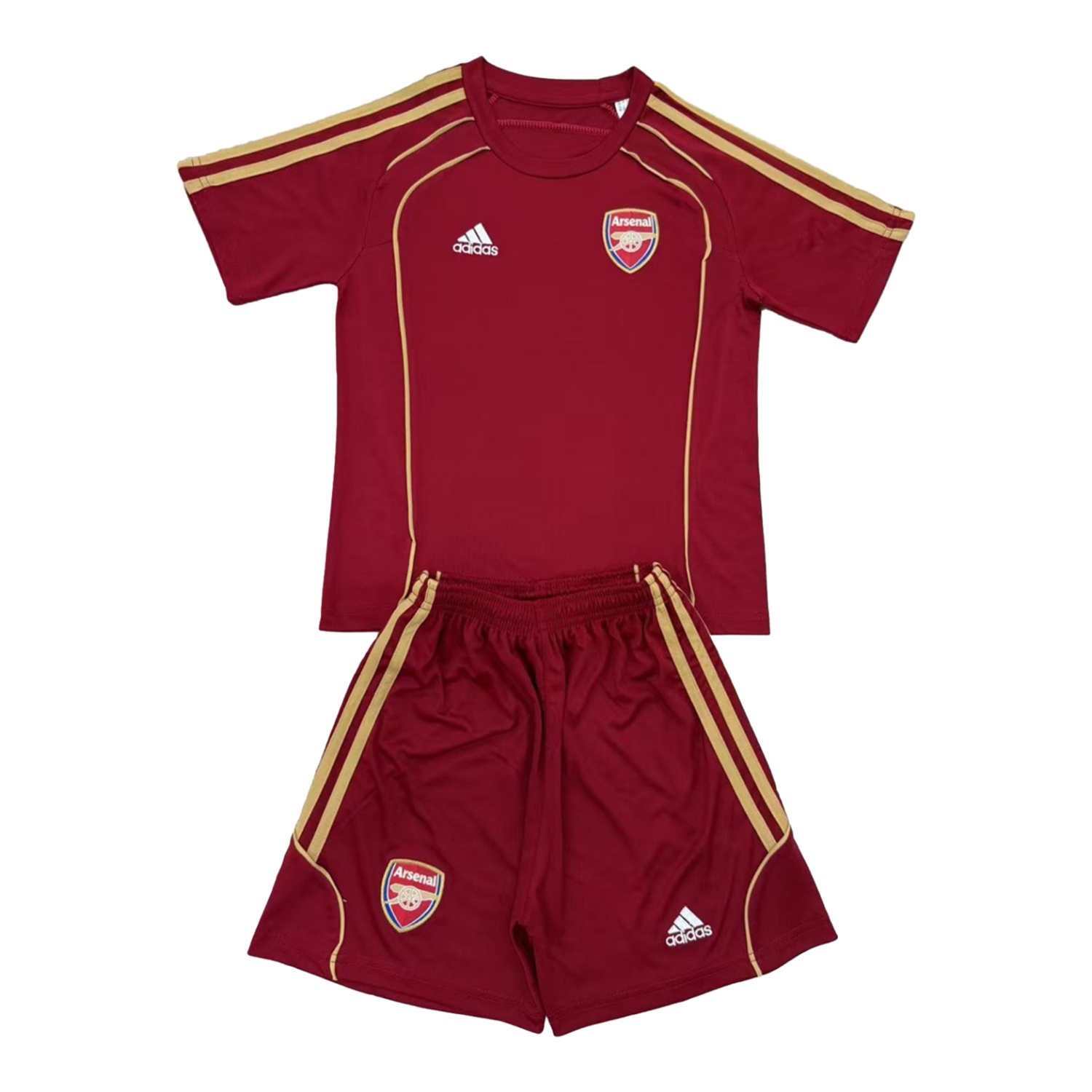 AlphaJersey-Arsenal 25-26 Urban Purtist Throwback Red Men's Adult Jersey Set - Fans Version