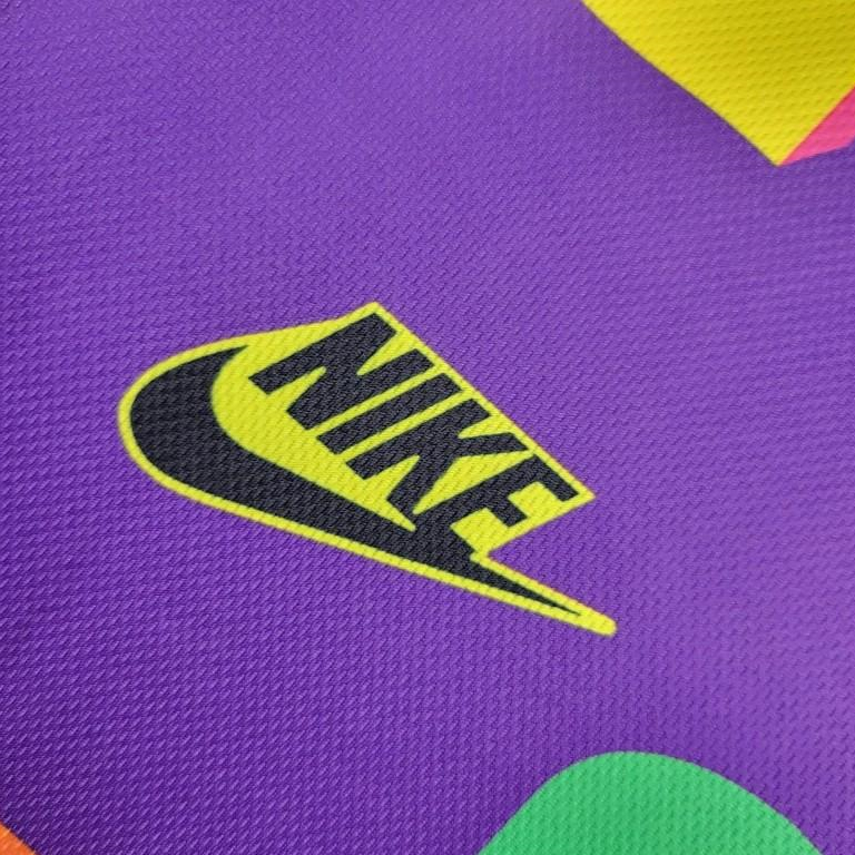 AlphaJersey-Retro Mexico 1995 Goalkeeper Purple Orange Jersey