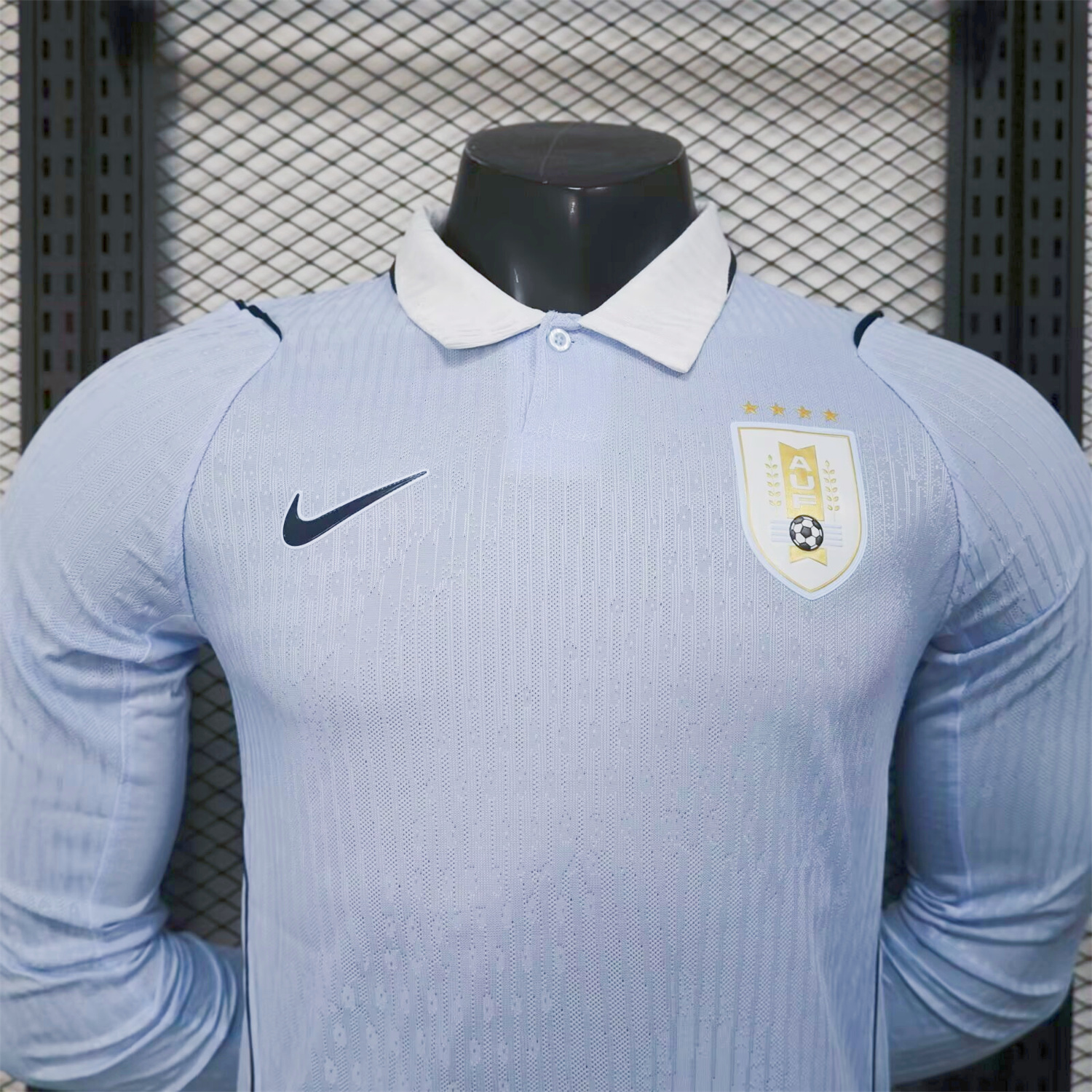 AlphaJersey-Uruguay 2026 Home Long Sleeves Jersey - Player Version