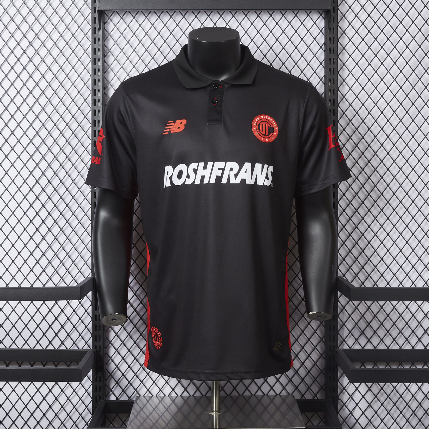 AlphaJersey-Toluca 25-26 Third Black Jersey - Player Version