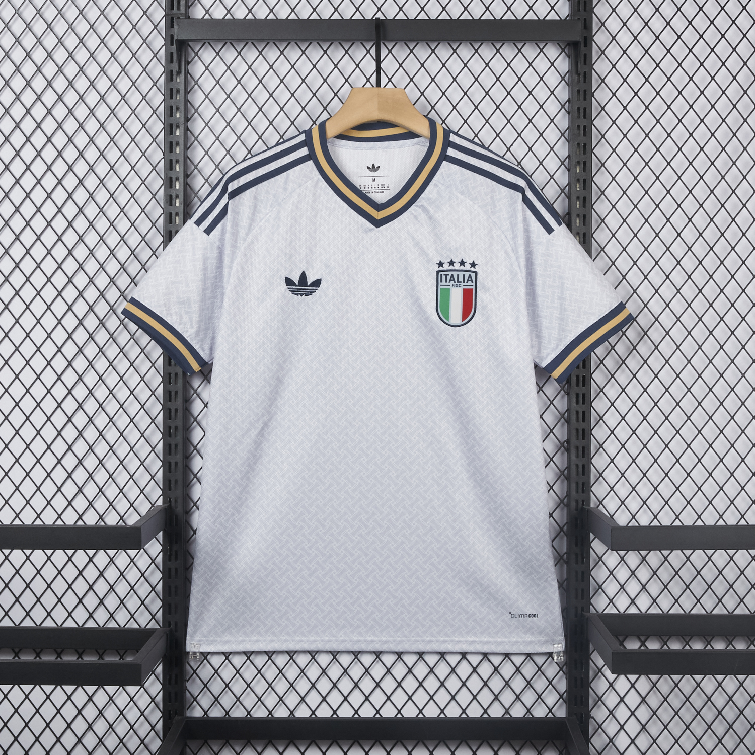 AlphaJersey-Italy 2026 Away Grey Jersey - Fans Version