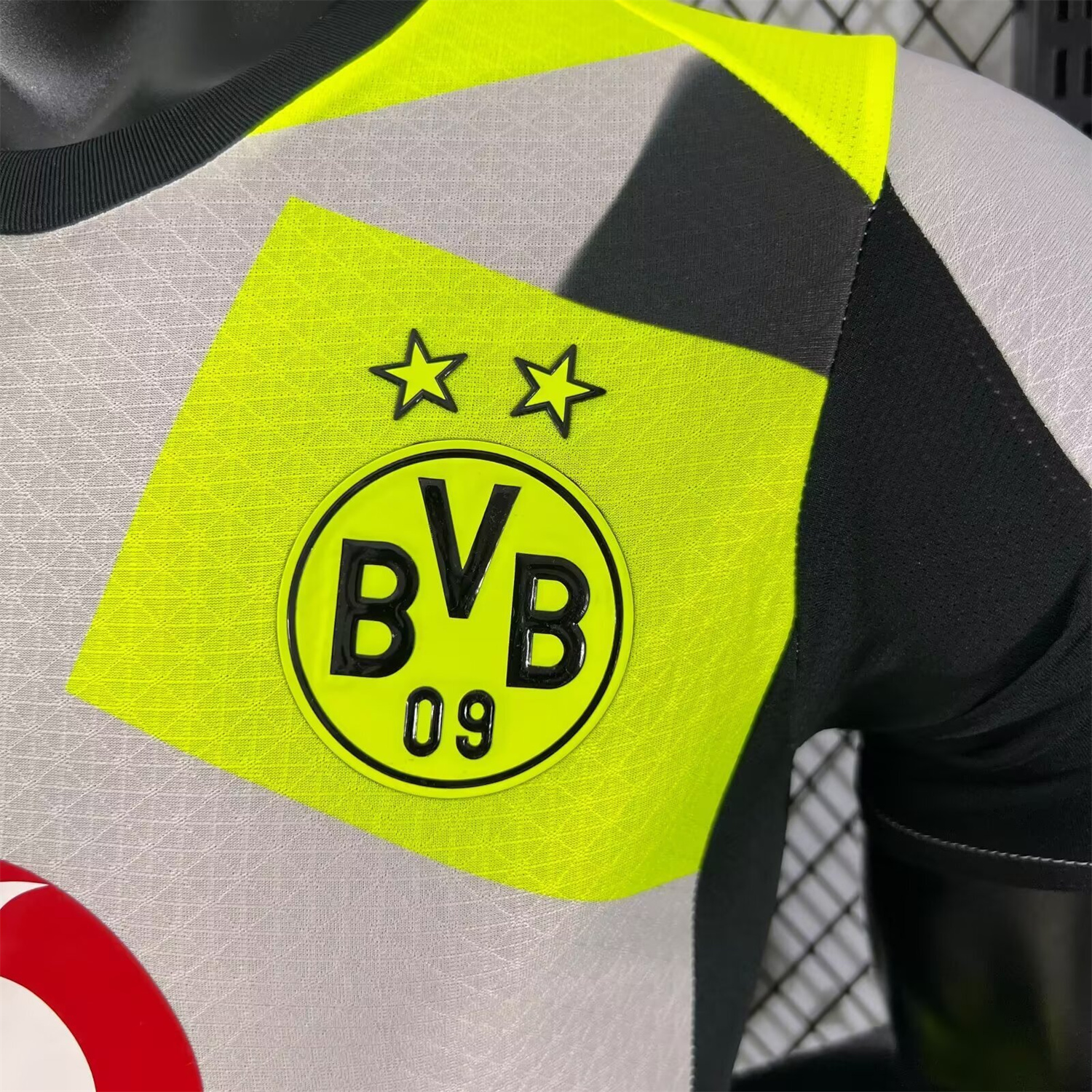 AlphaJersey-Dortmund 25-26 Away Silver Mist Jersey - Player Version
